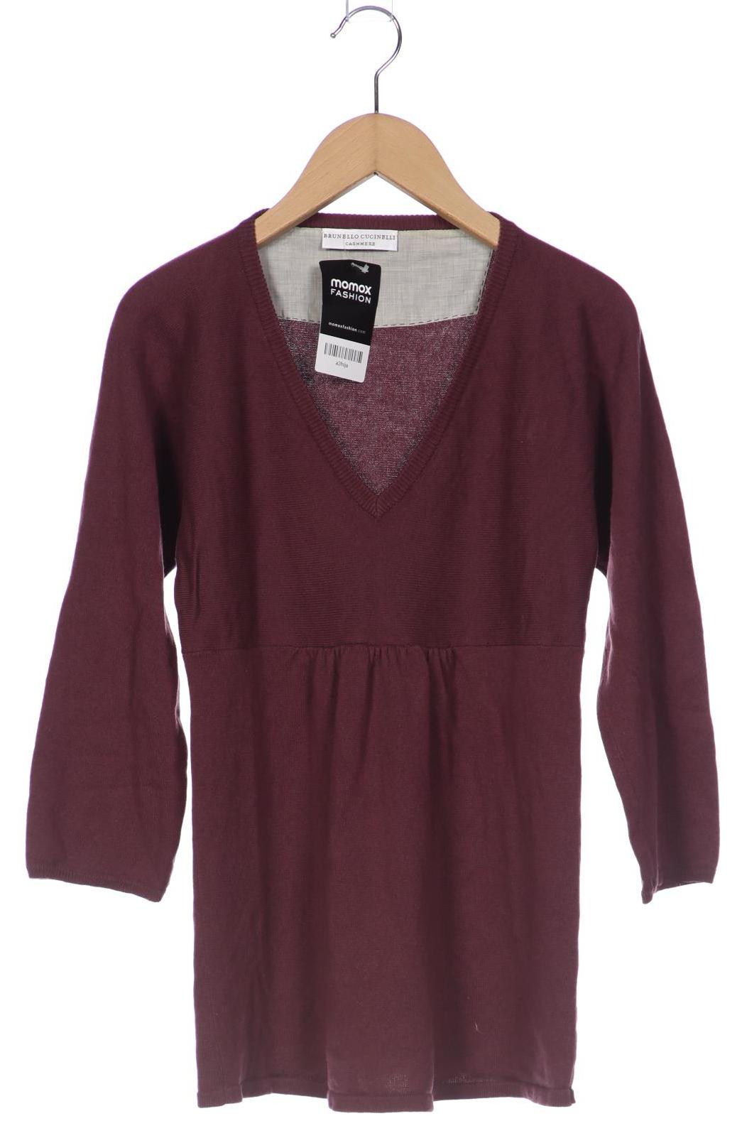 

Brunello Cucinelli Damen Pullover, bordeaux, Gr. 36