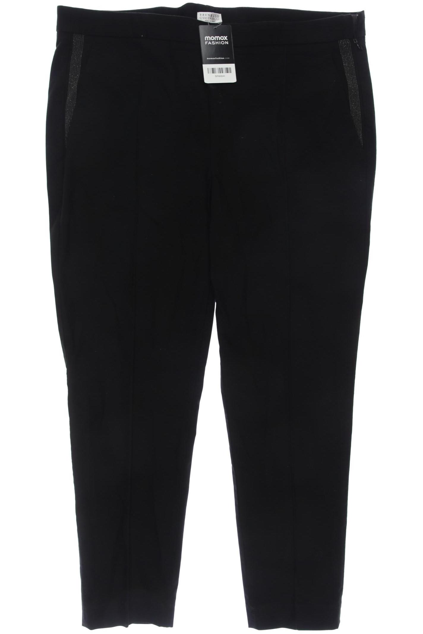 

Brunello Cucinelli Damen Stoffhose, schwarz, Gr. 44