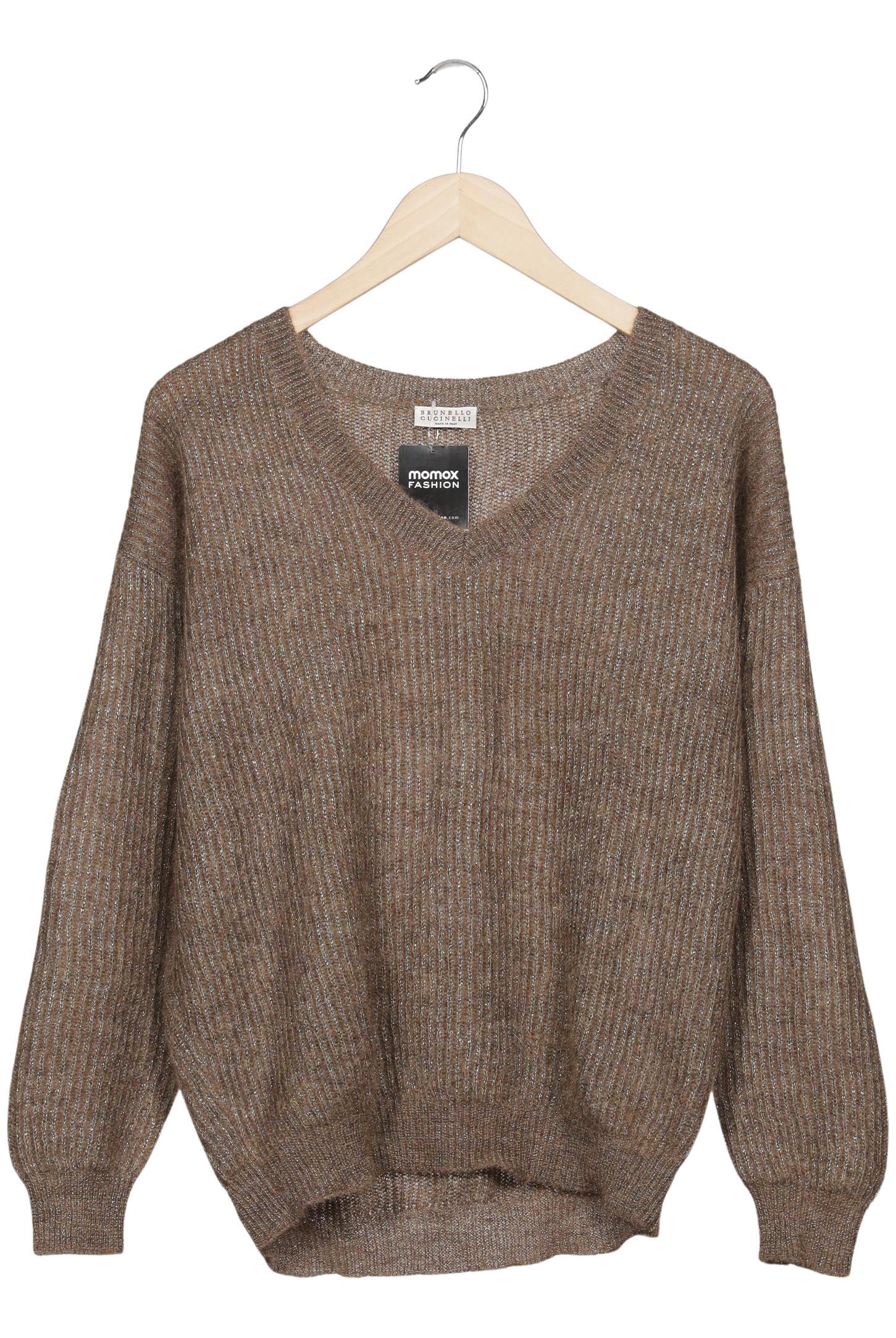 

Brunello Cucinelli Damen Pullover, braun, Gr. 34