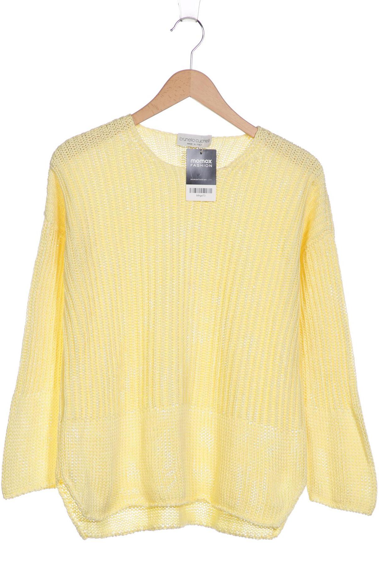 

Brunello Cucinelli Damen Pullover, gelb, Gr. 42