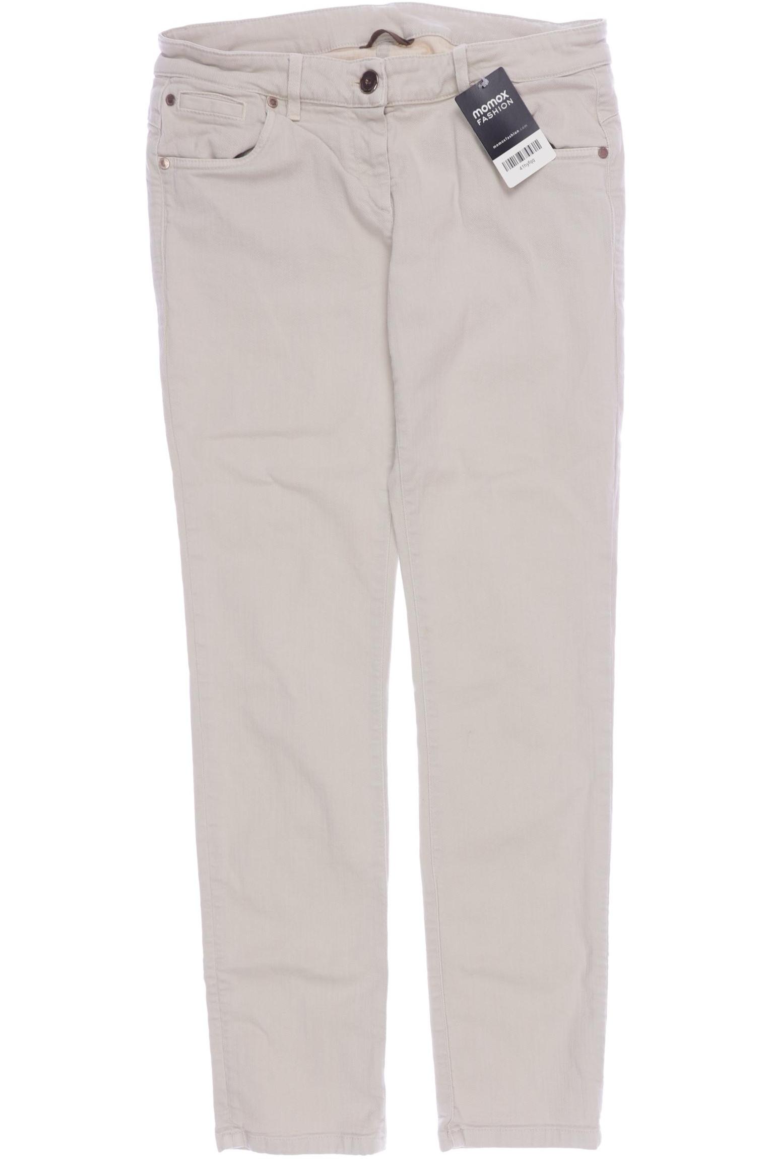 

Brunello Cucinelli Damen Stoffhose, cremeweiß, Gr. 36