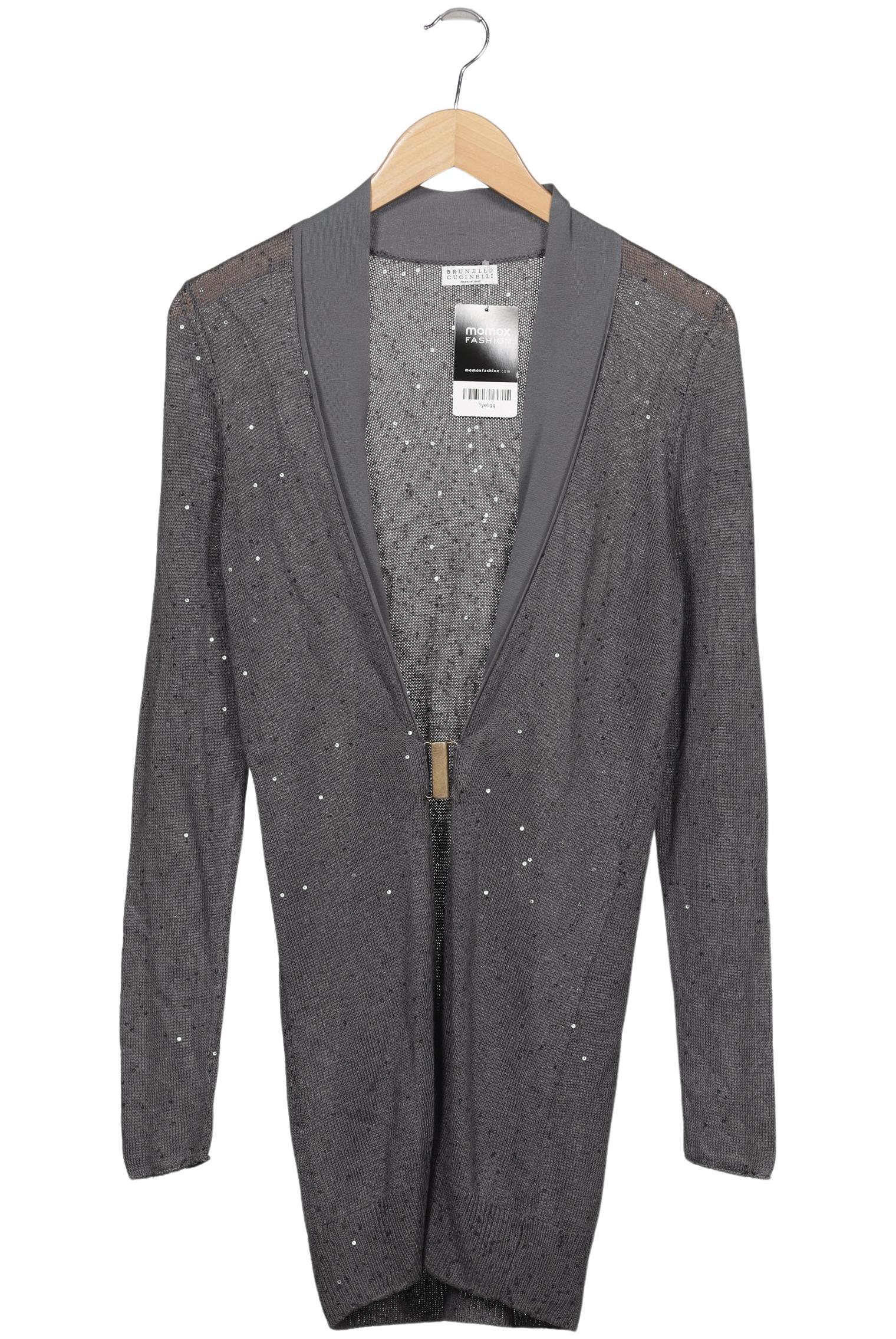 

Brunello Cucinelli Damen Strickjacke, grau, Gr. 46