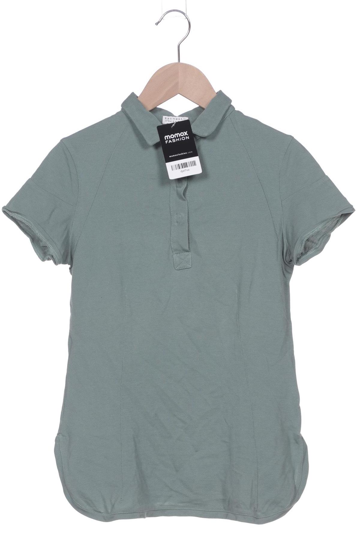

Brunello Cucinelli Damen Poloshirt, grün, Gr. 34