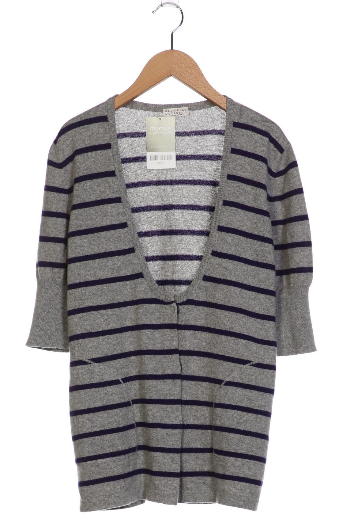 

Brunello Cucinelli Damen Strickjacke, grau, Gr. 38
