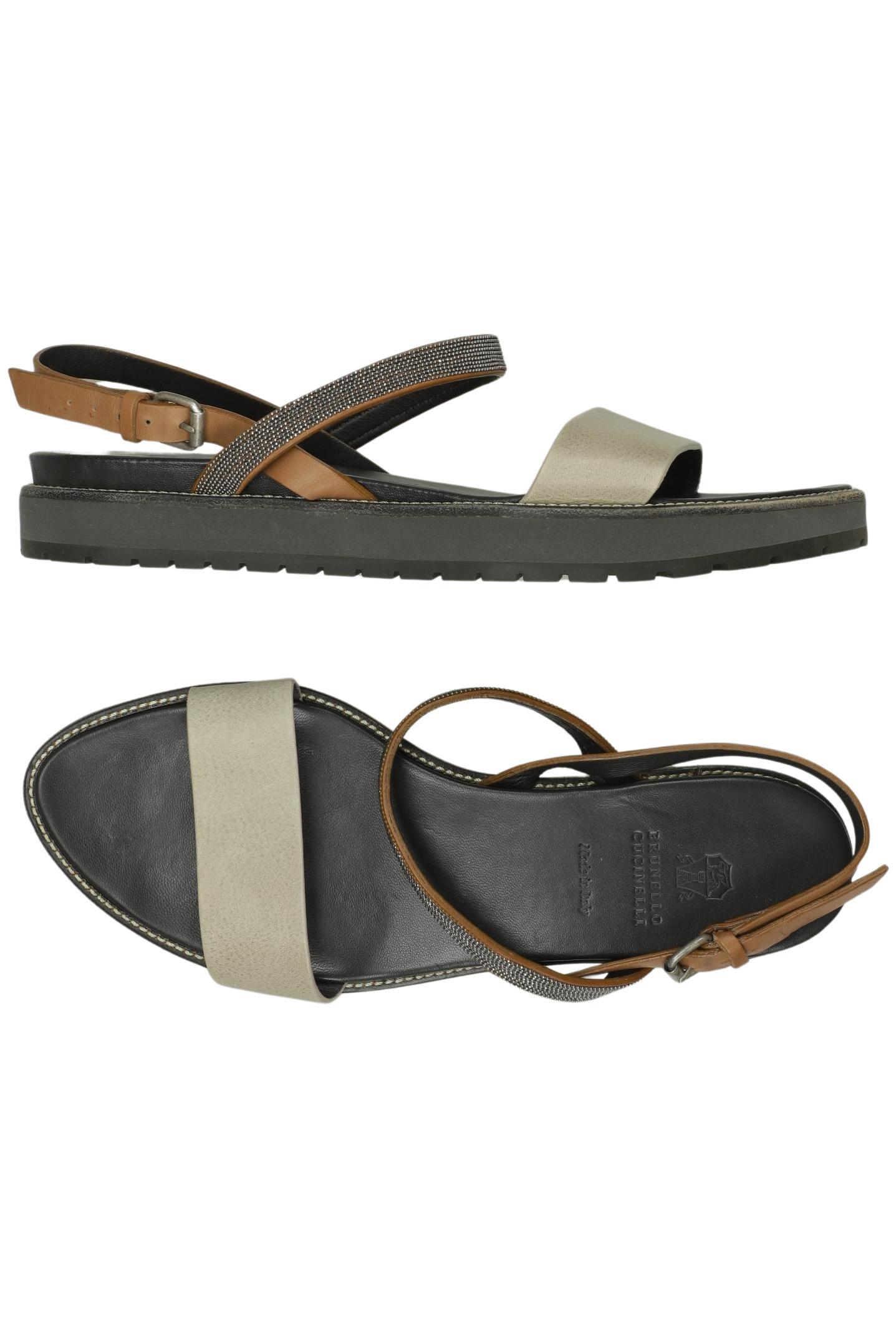 

Brunello Cucinelli Damen Sandale, braun, Gr. 41