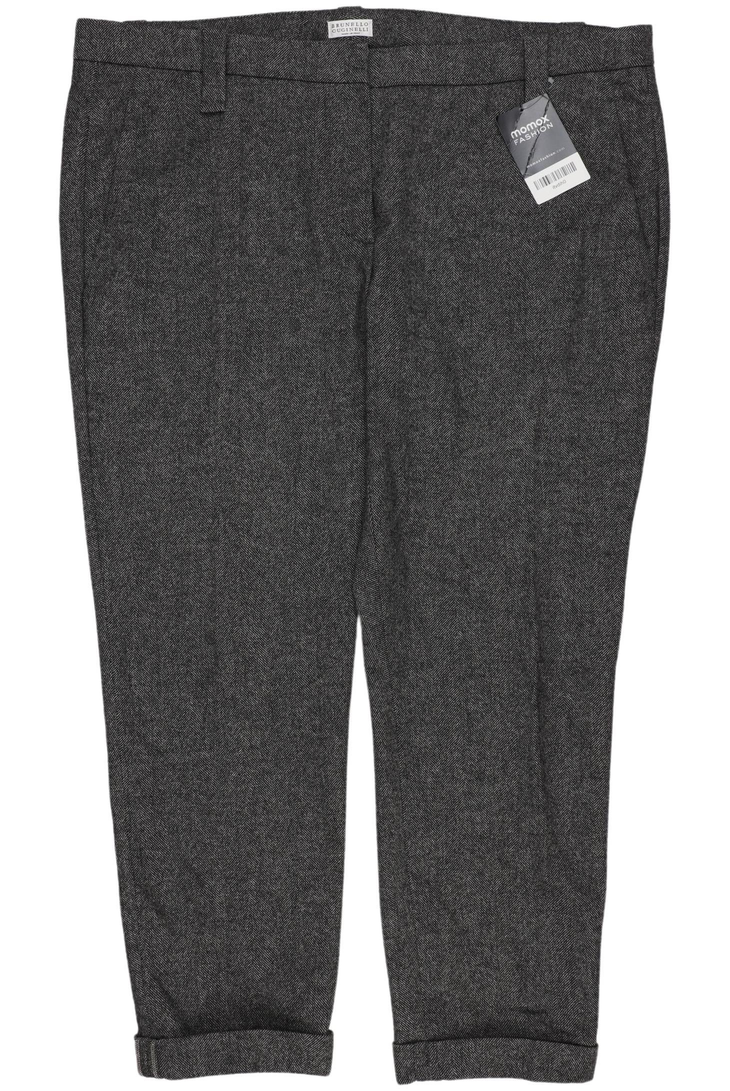 

Brunello Cucinelli Damen Stoffhose, grau, Gr. 44