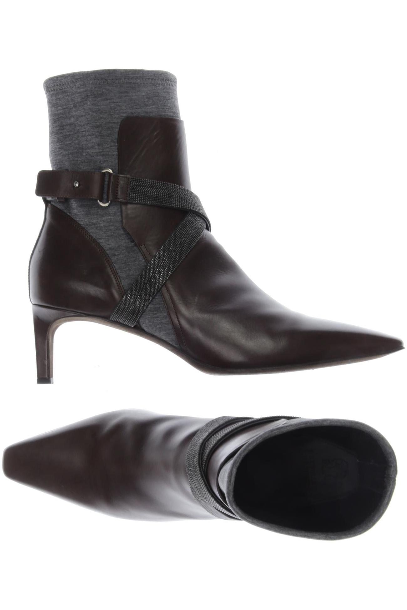

Brunello Cucinelli Damen Stiefelette, braun, Gr. 40