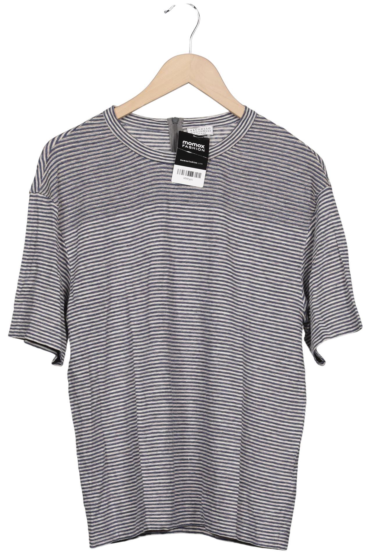

Brunello Cucinelli Damen T-Shirt, marineblau, Gr. 44