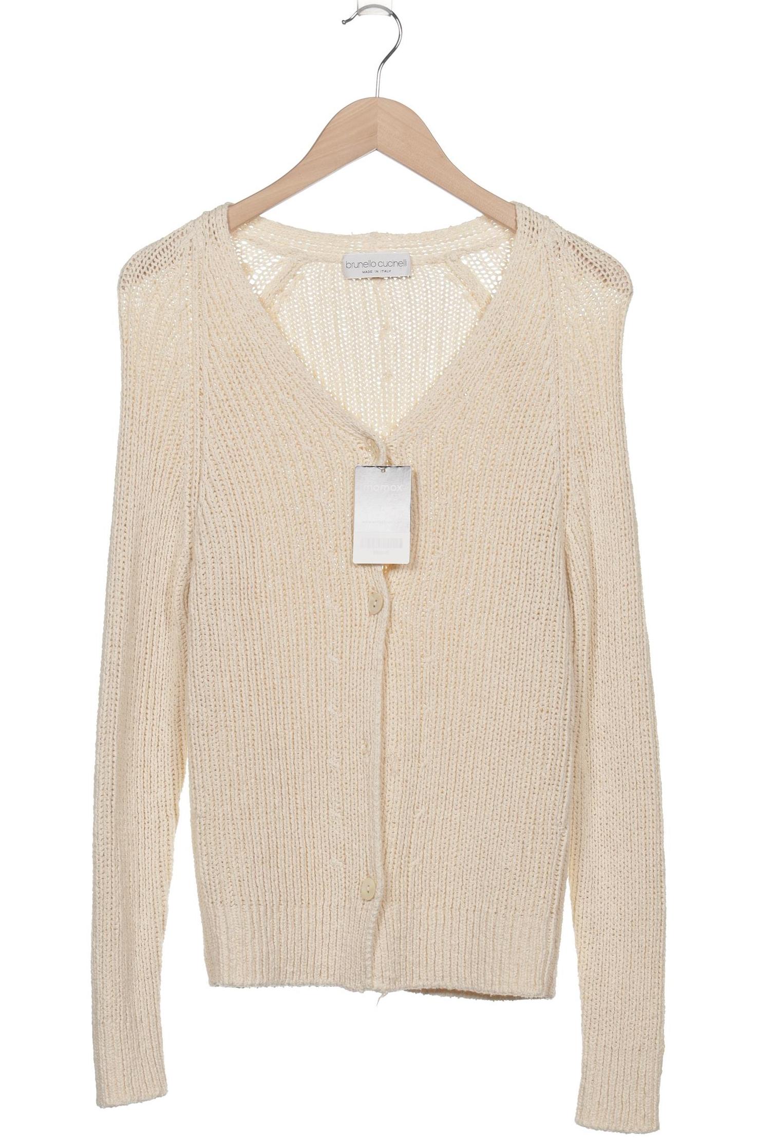 

Brunello Cucinelli Damen Strickjacke, beige, Gr. 36