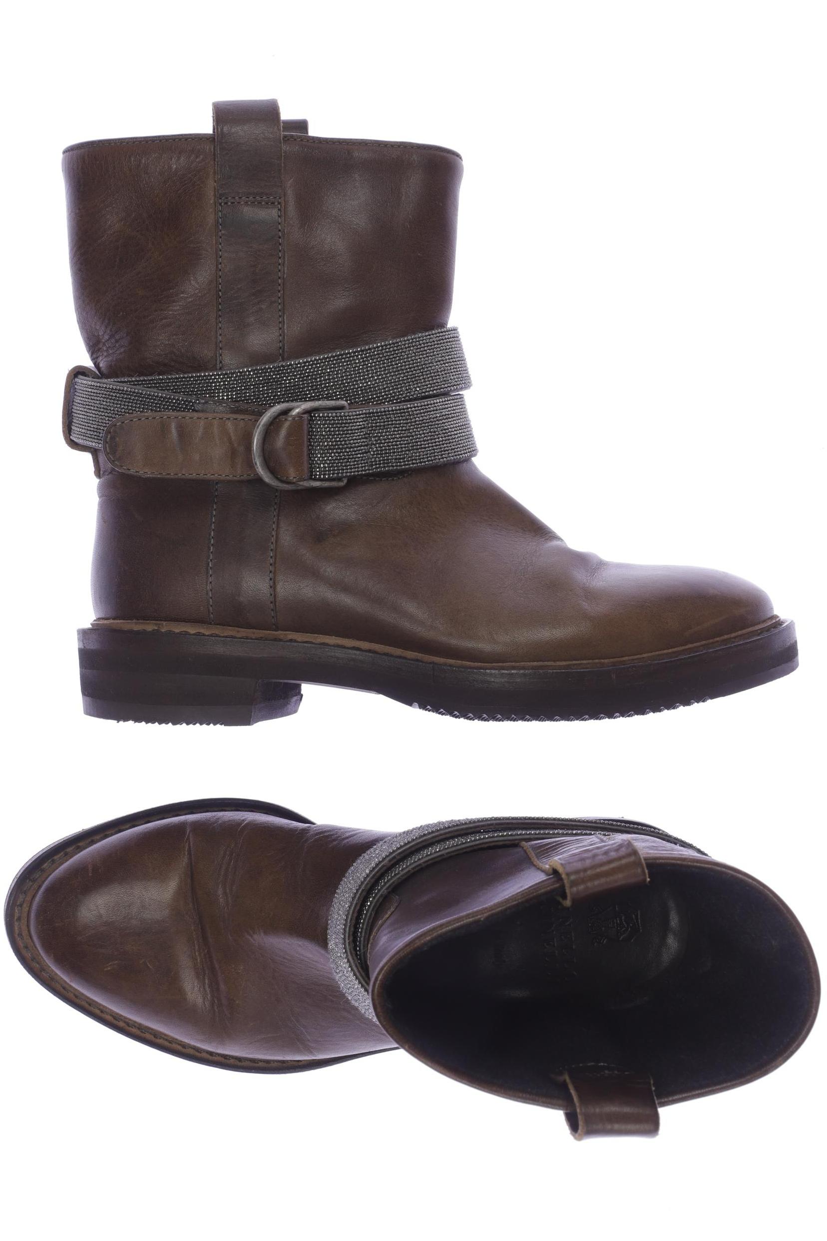 

Brunello Cucinelli Damen Stiefelette, braun, Gr. 36