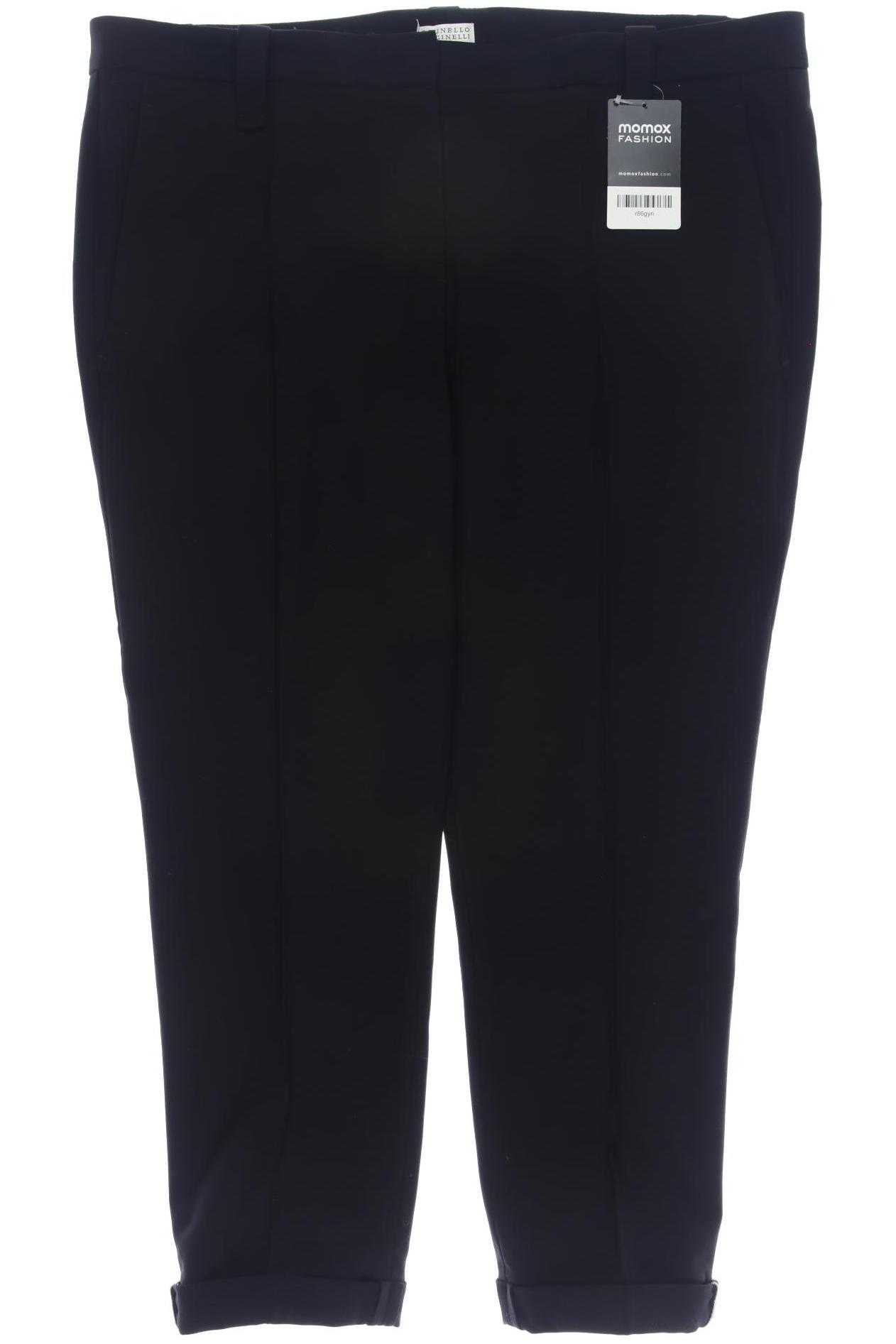 

Brunello Cucinelli Damen Stoffhose, schwarz, Gr. 44