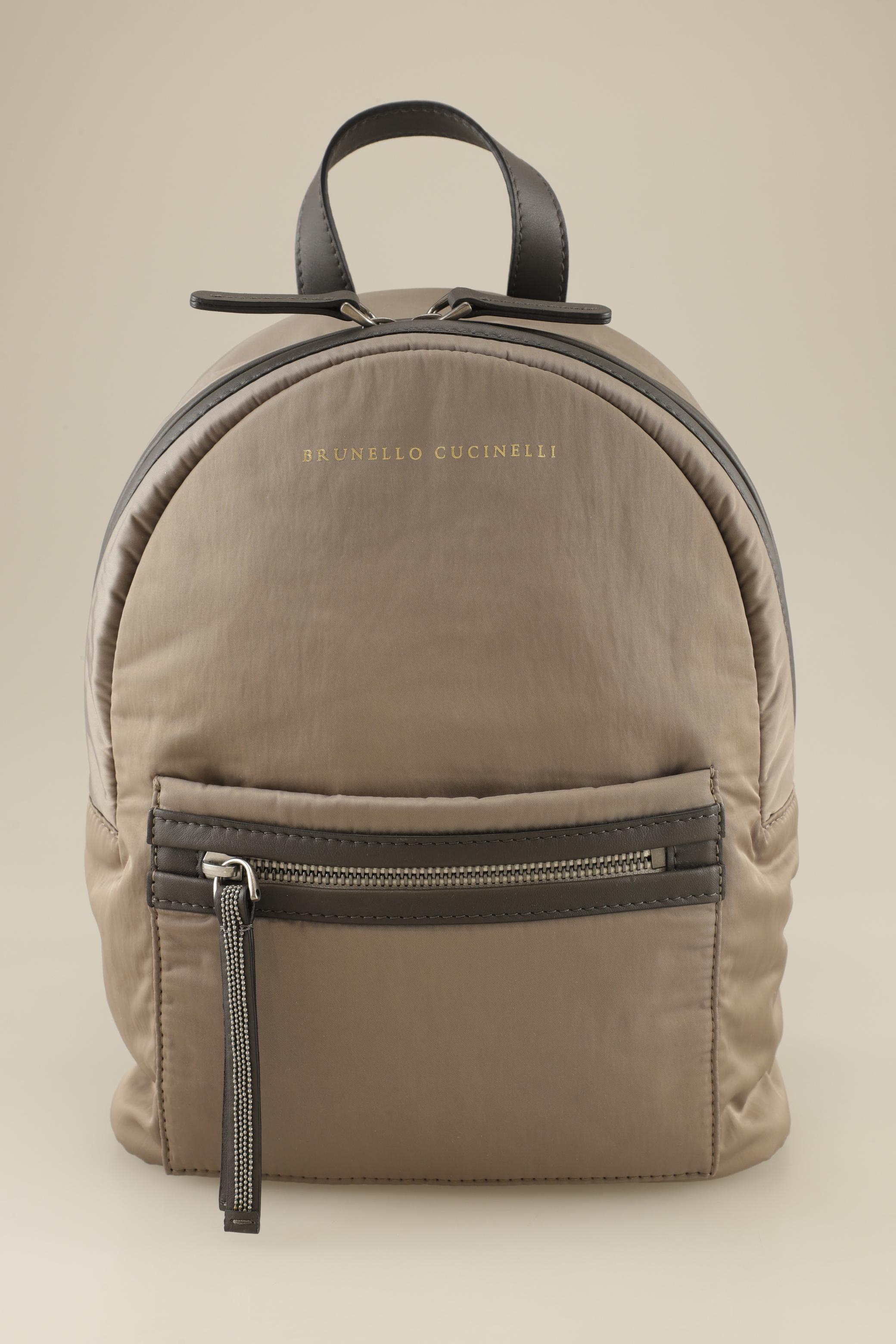 

Brunello Cucinelli Damen Rucksack, grau, Gr.
