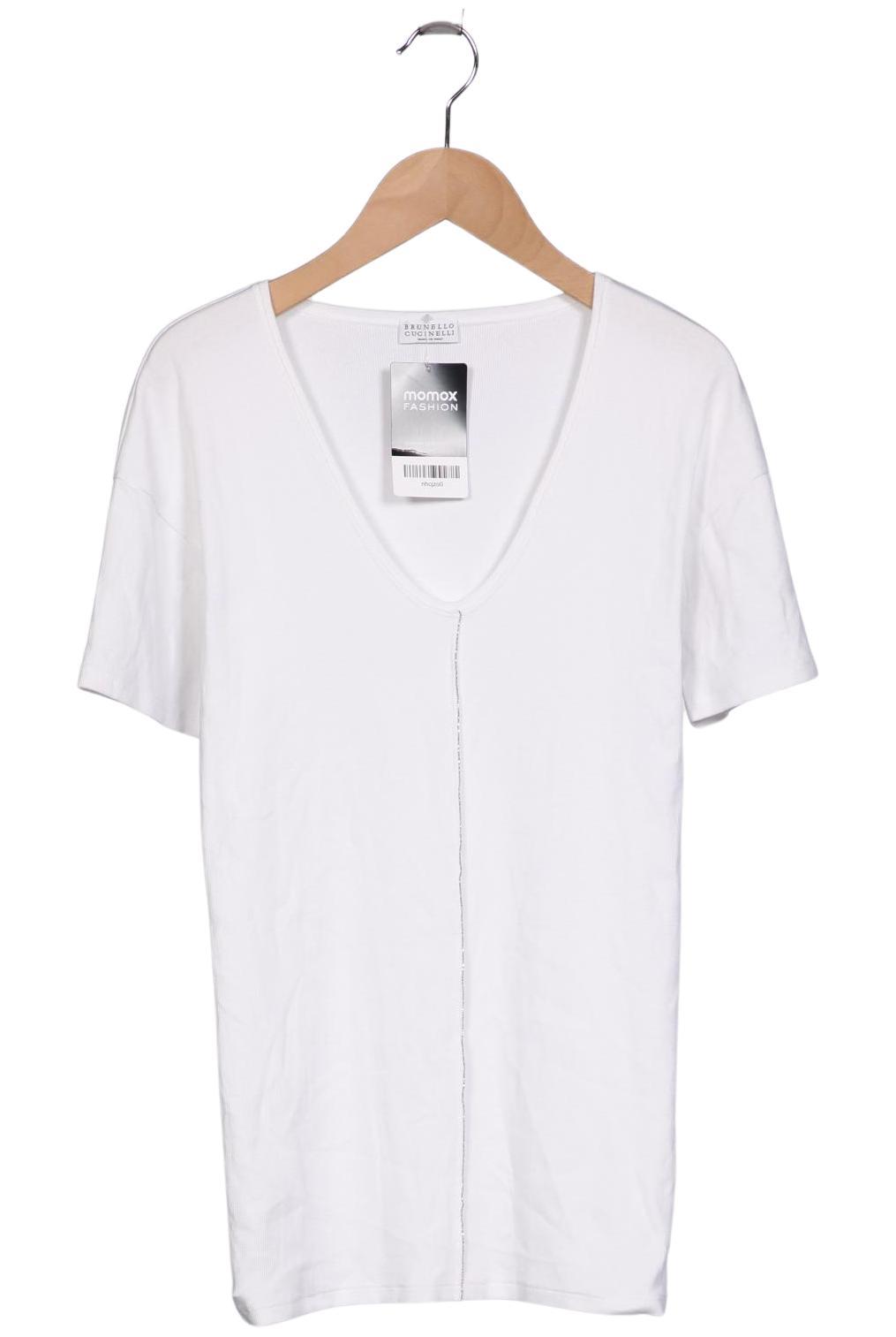 

Brunello Cucinelli Damen T-Shirt, weiß, Gr. 44