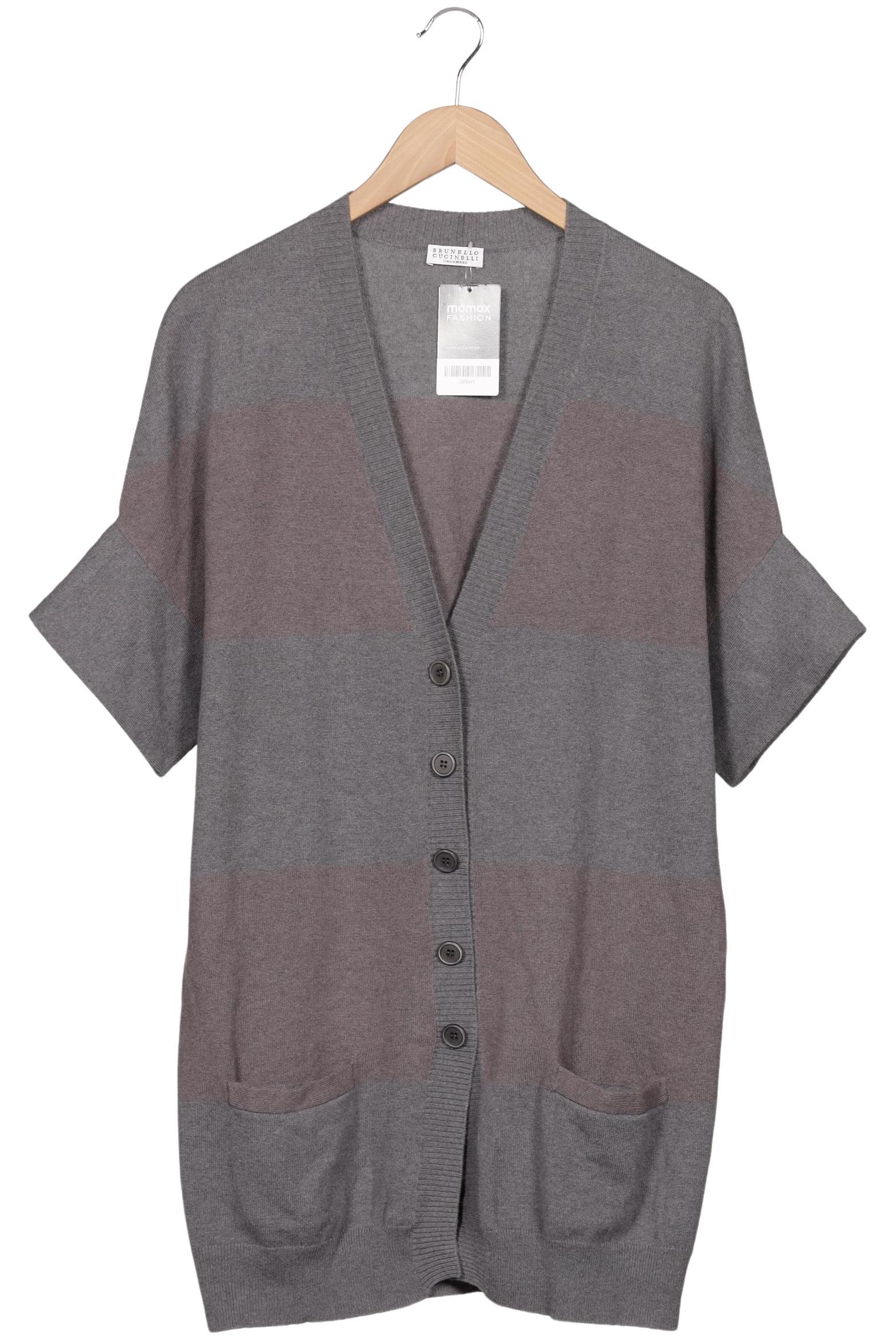 

Brunello Cucinelli Damen Strickjacke, grau, Gr. 46