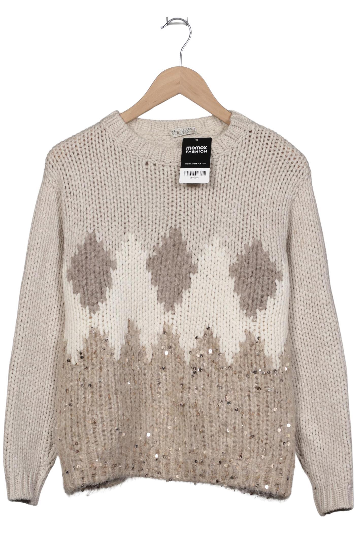 

Brunello Cucinelli Damen Pullover, beige, Gr. 36