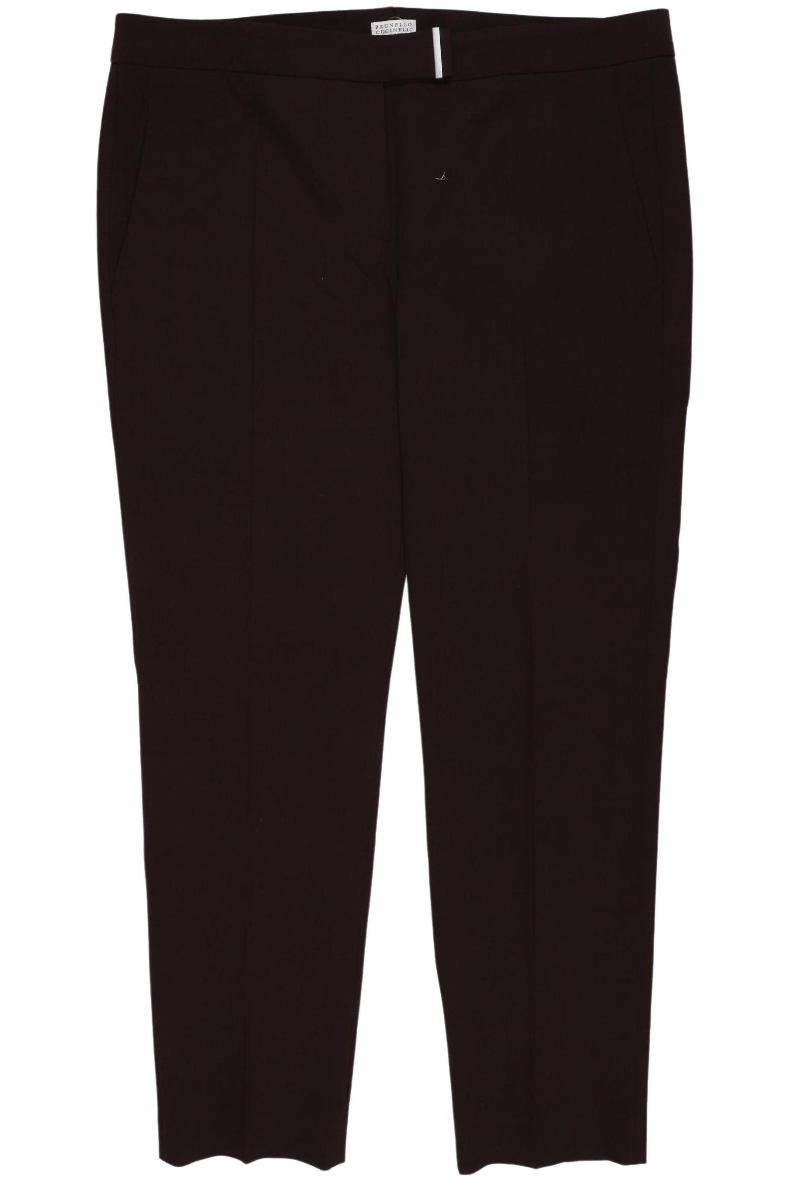 

Brunello Cucinelli Damen Stoffhose, braun, Gr. 44