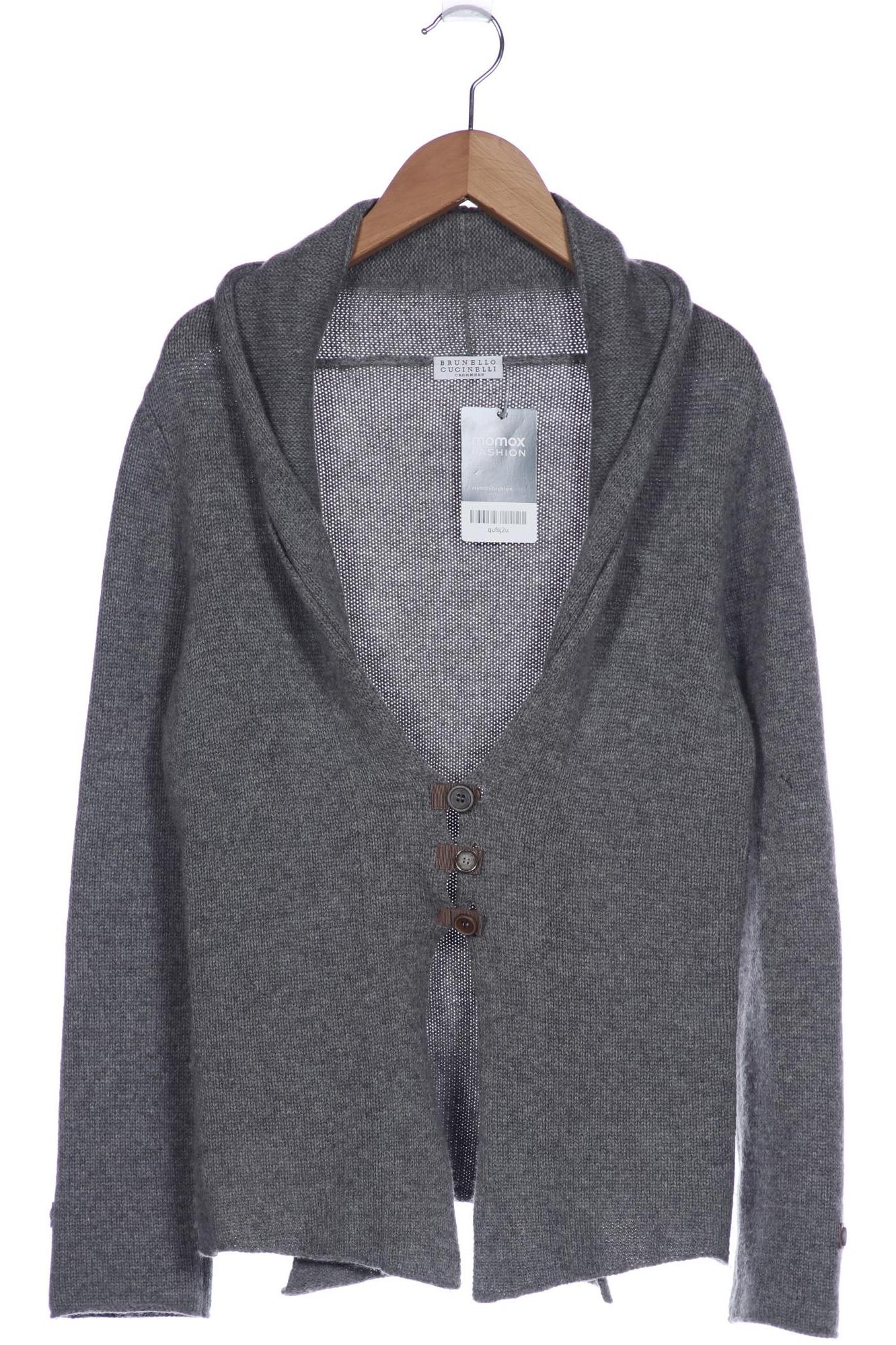

Brunello Cucinelli Damen Strickjacke, grau, Gr. 36