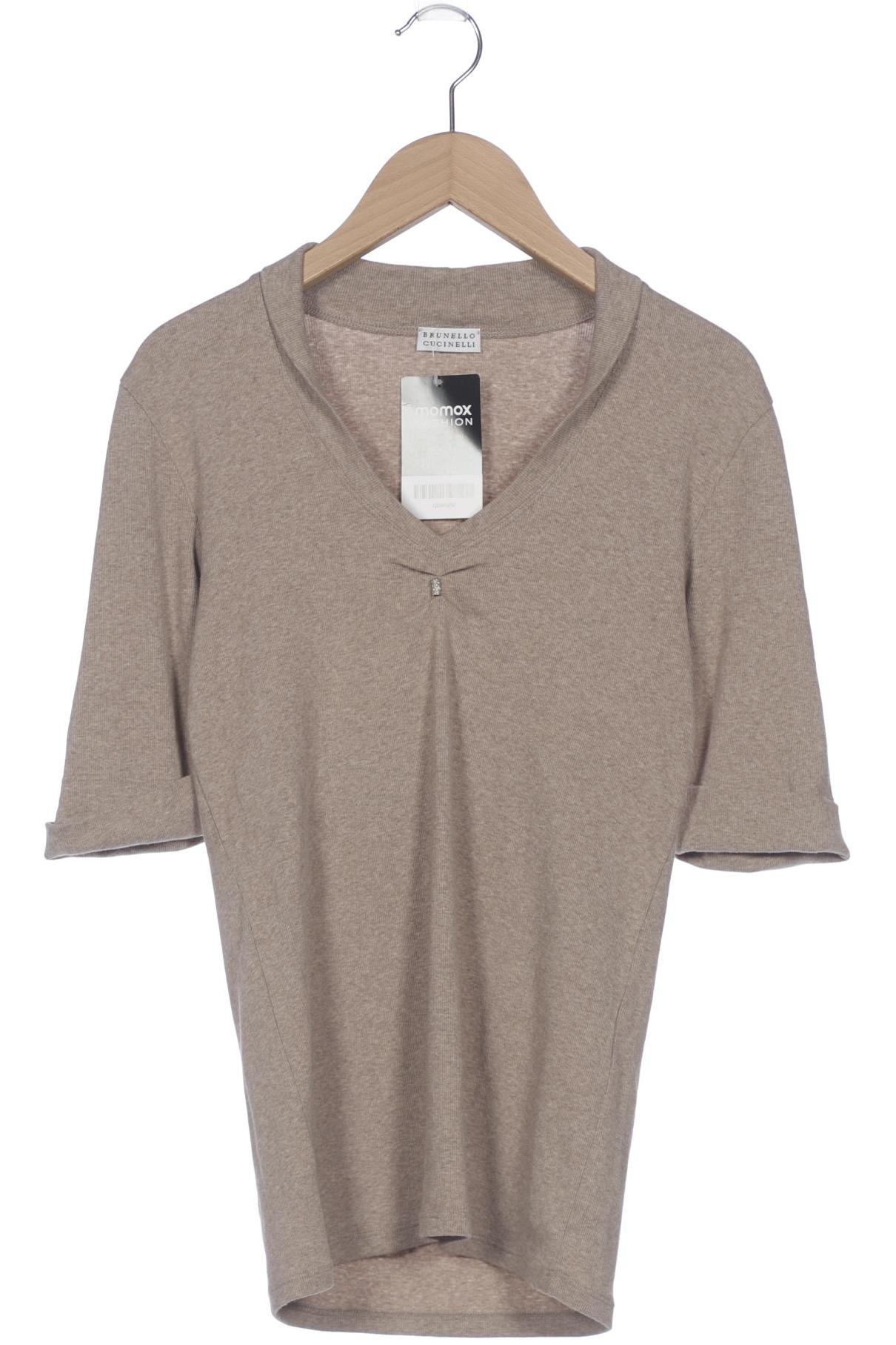 

Brunello Cucinelli Damen T-Shirt, beige, Gr. 36