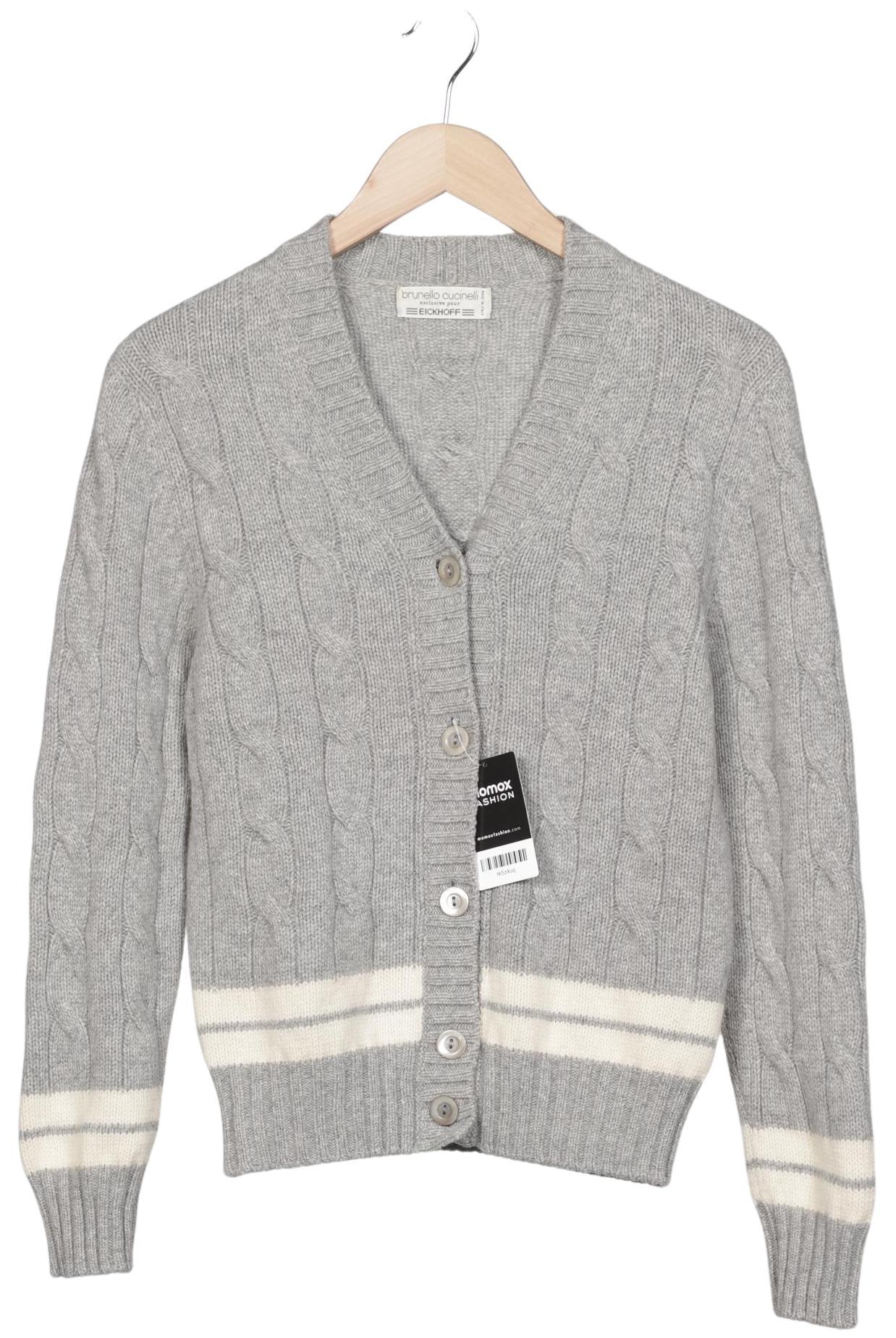 

Brunello Cucinelli Damen Strickjacke, grau, Gr. 38