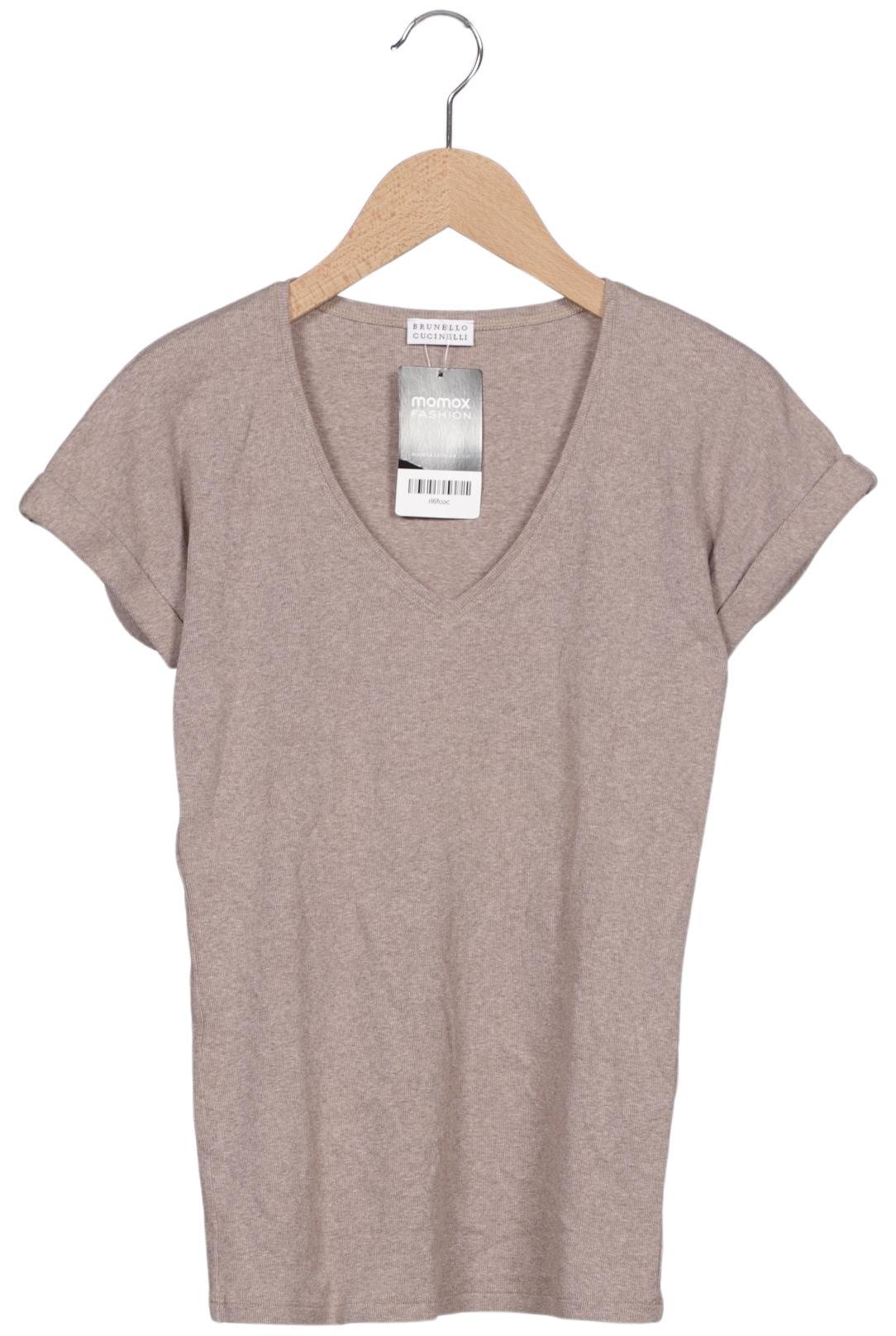 

Brunello Cucinelli Damen T-Shirt, braun, Gr. 38