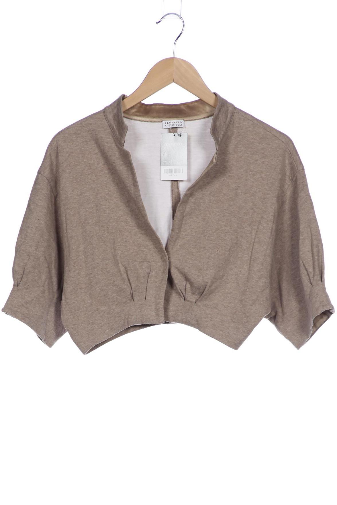 

Brunello Cucinelli Damen Strickjacke, beige, Gr. 36