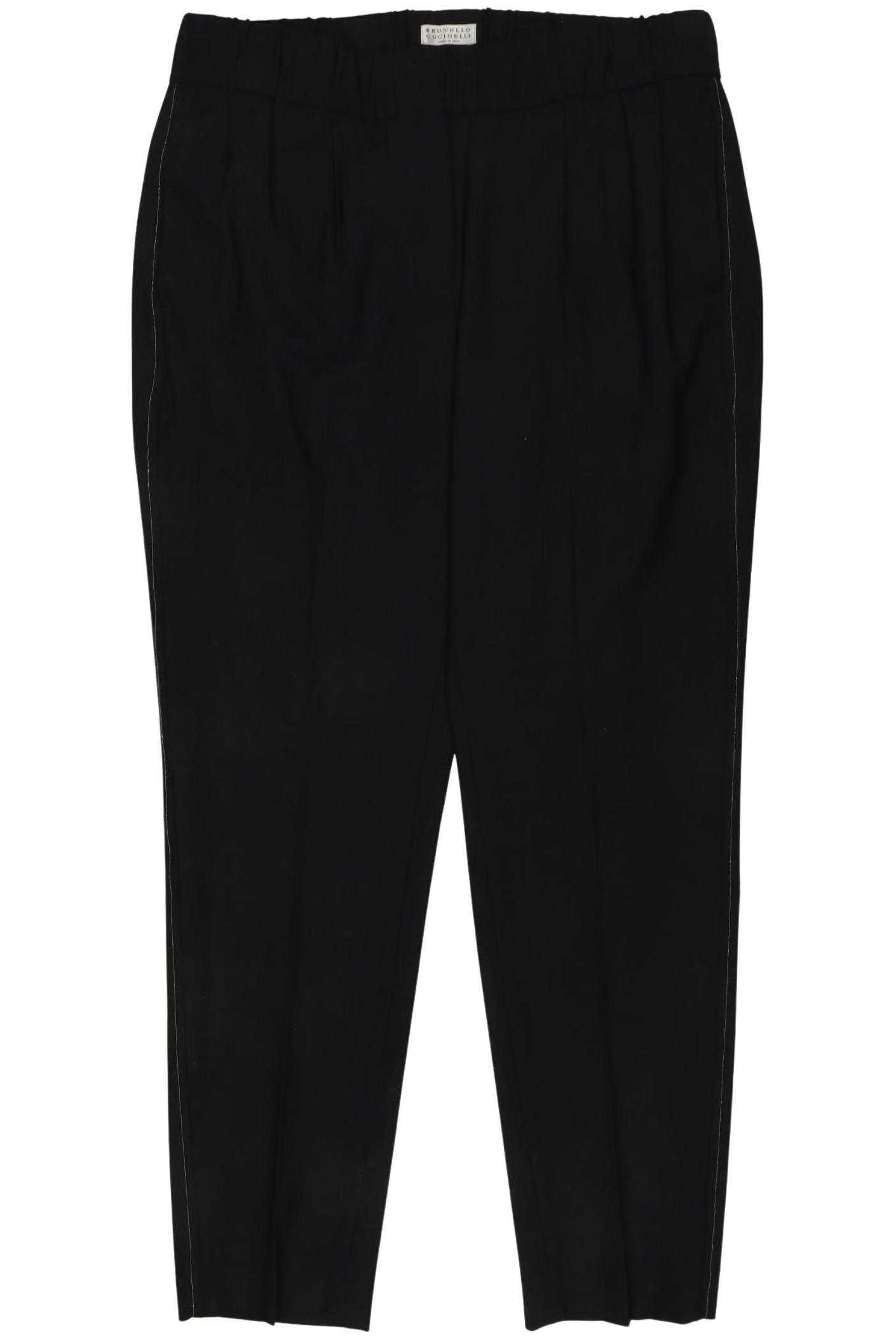

Brunello Cucinelli Damen Stoffhose, schwarz, Gr. 36