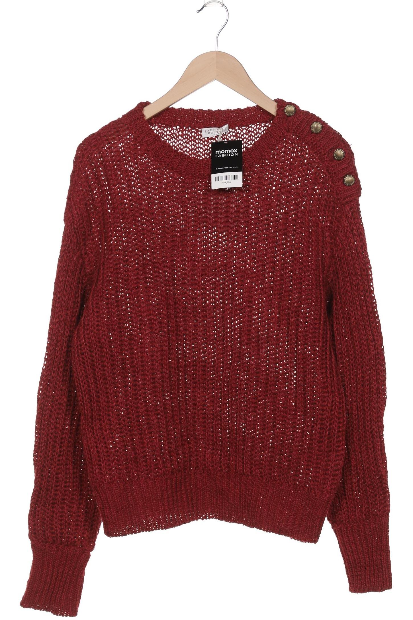 

Brunello Cucinelli Damen Pullover, bordeaux, Gr. 38