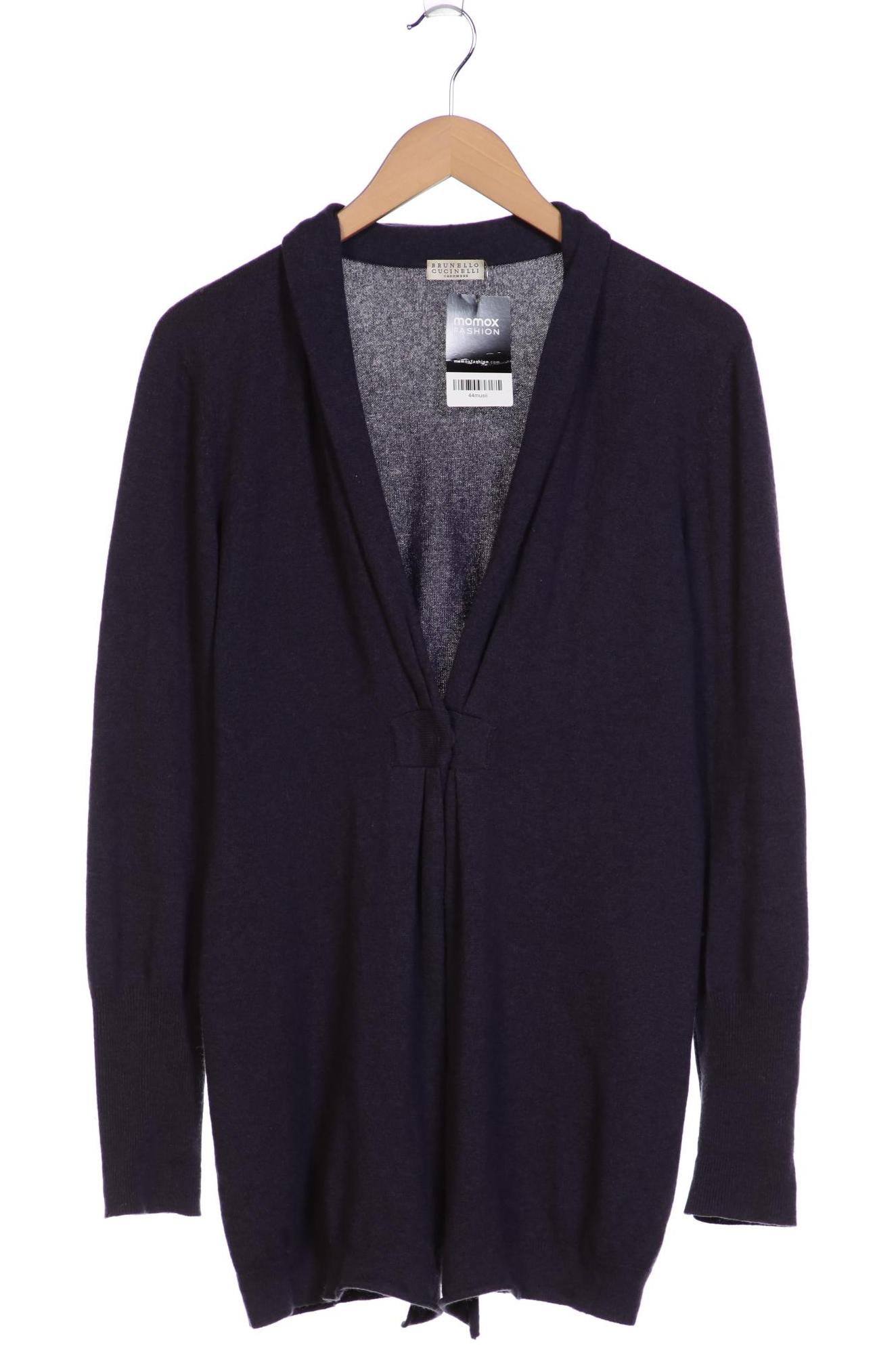 

Brunello Cucinelli Damen Strickjacke, blau, Gr. 48