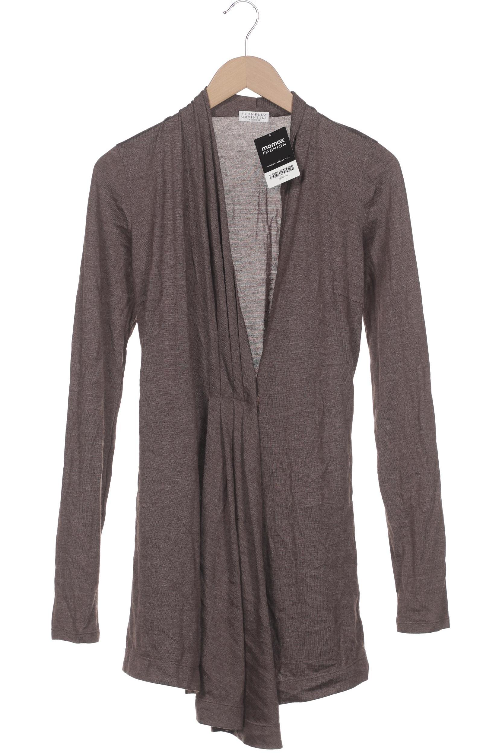 

Brunello Cucinelli Damen Strickjacke, braun, Gr. 42