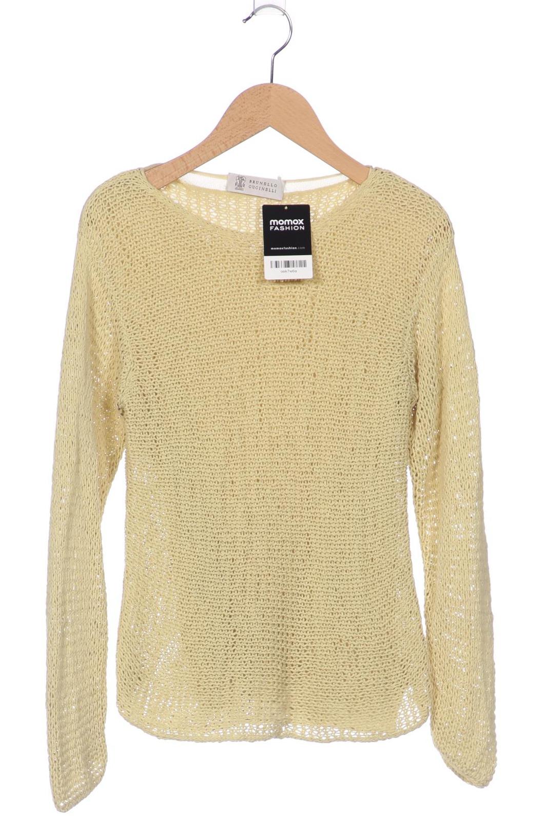 

Brunello Cucinelli Damen Pullover, gelb, Gr. 36