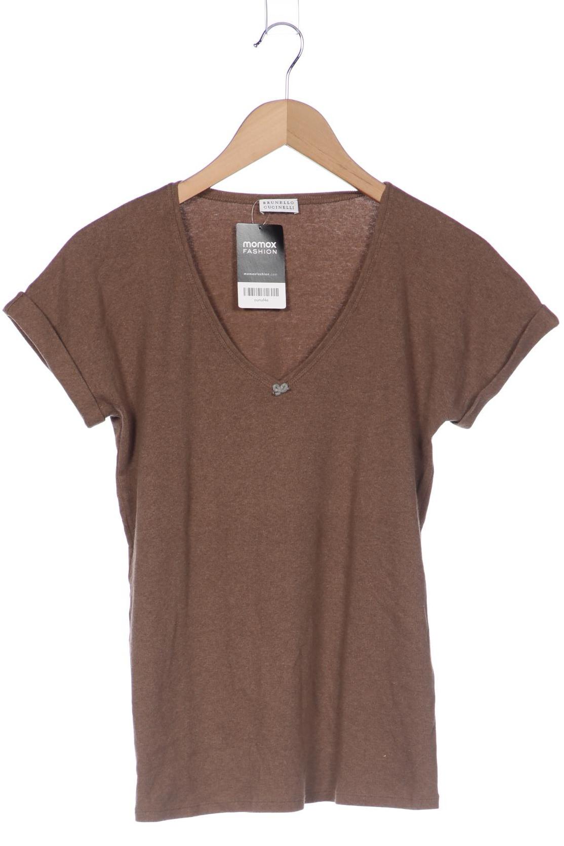 

Brunello Cucinelli Damen T-Shirt, braun, Gr. 46