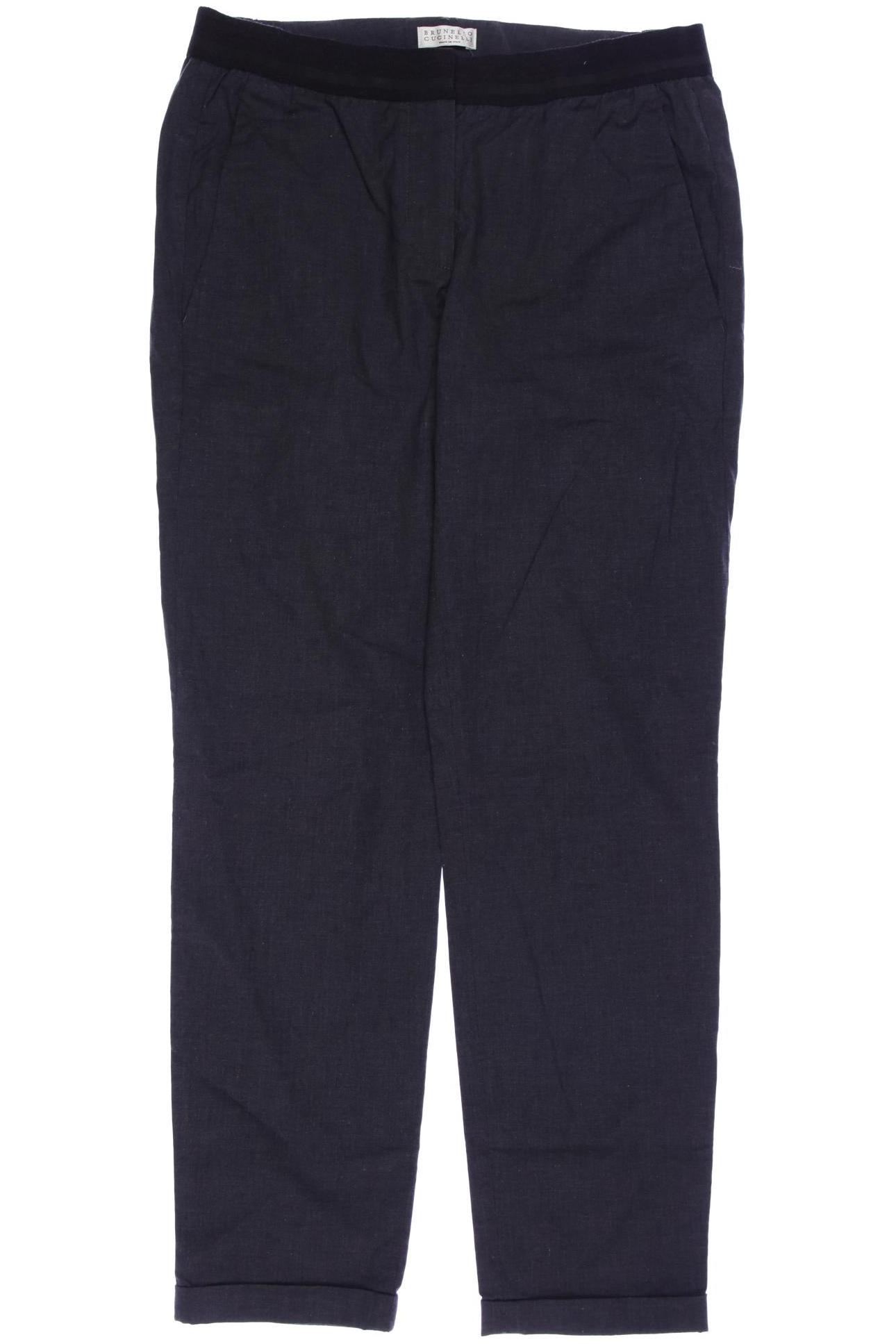 

Brunello Cucinelli Damen Stoffhose, grau, Gr. 36