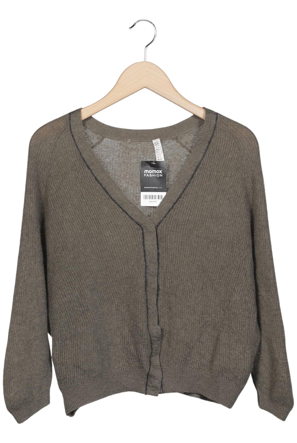 

Brunello Cucinelli Damen Strickjacke, grau, Gr. 38