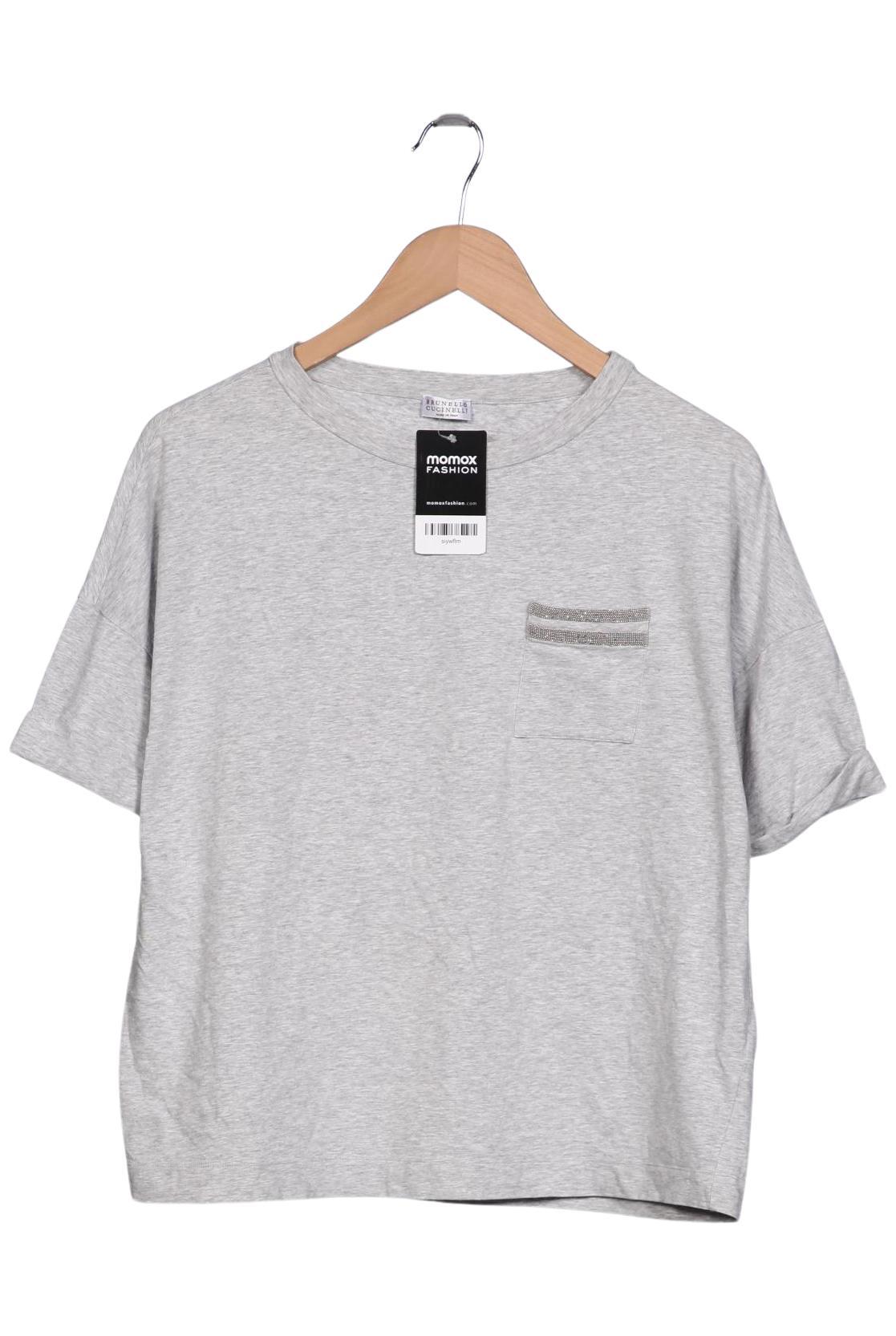 

Brunello Cucinelli Damen T-Shirt, grau, Gr. 42