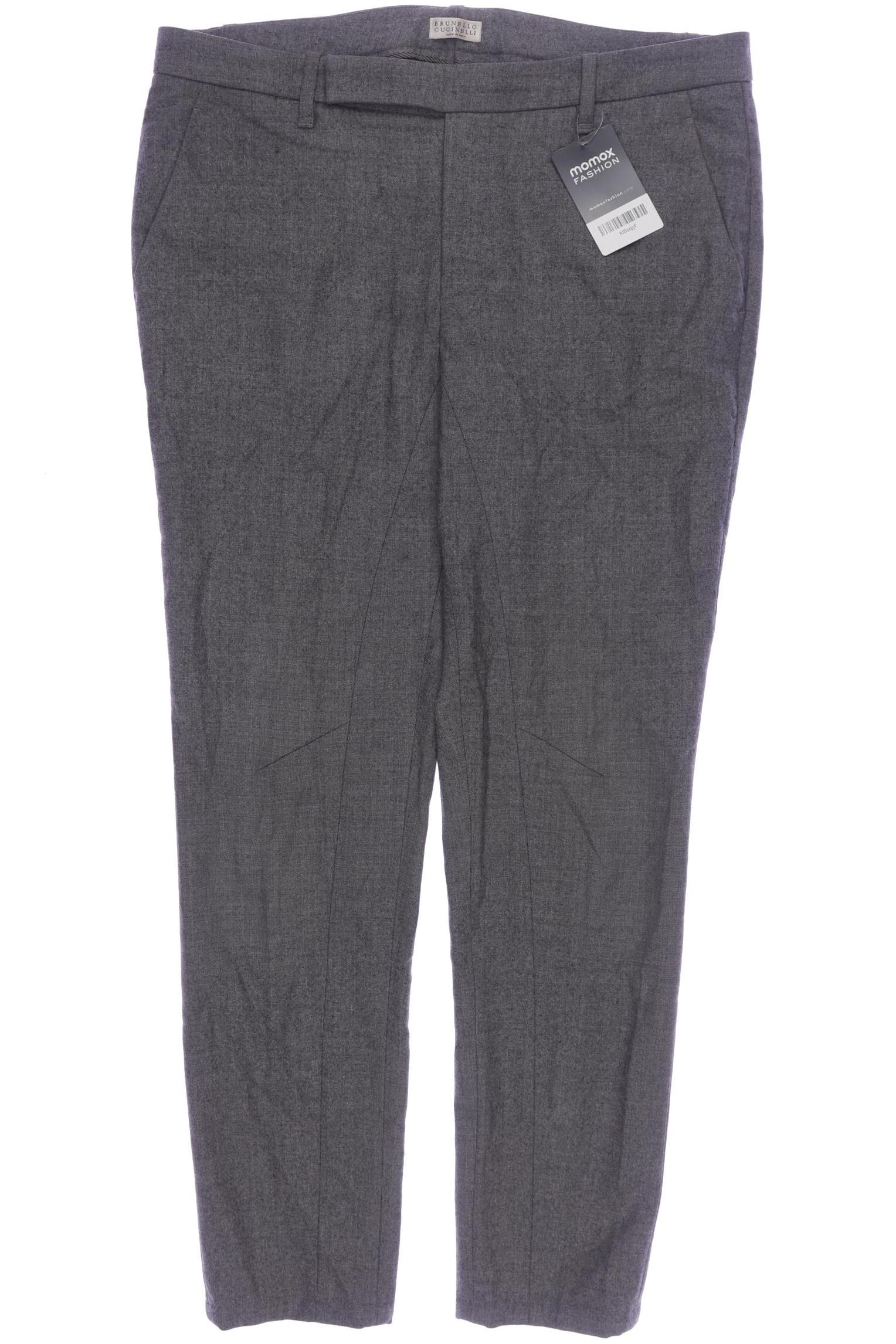 

Brunello Cucinelli Damen Stoffhose, grau, Gr. 38
