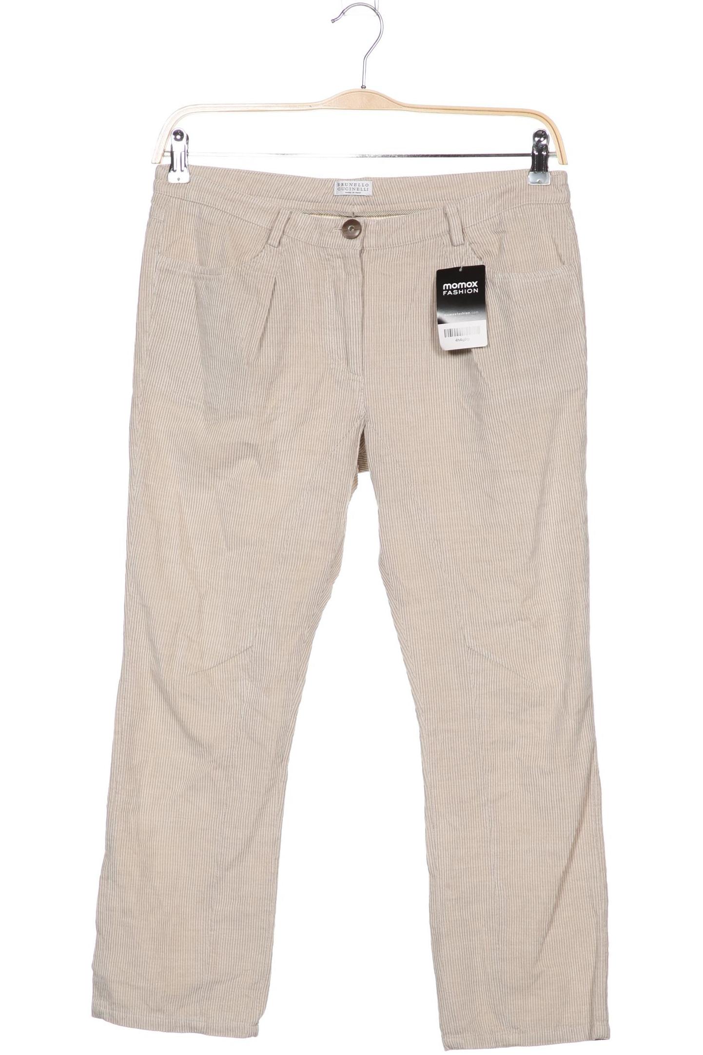 

Brunello Cucinelli Damen Stoffhose, beige, Gr. 38