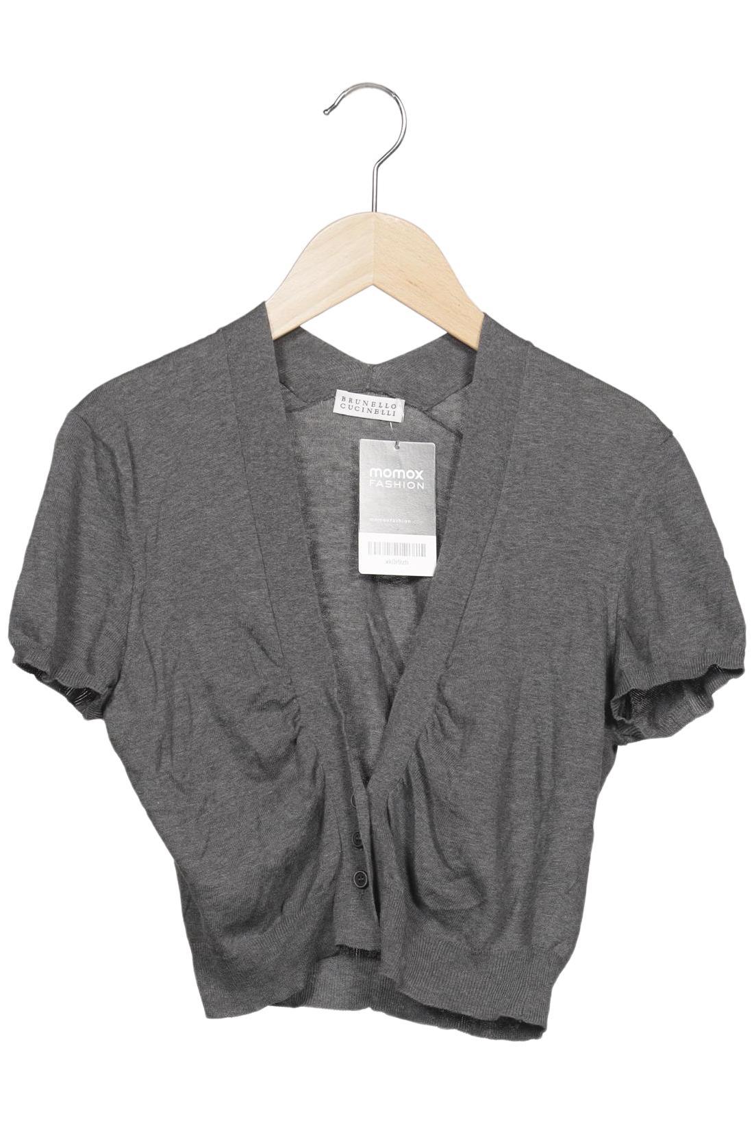 

Brunello Cucinelli Damen Strickjacke, grau, Gr. 36
