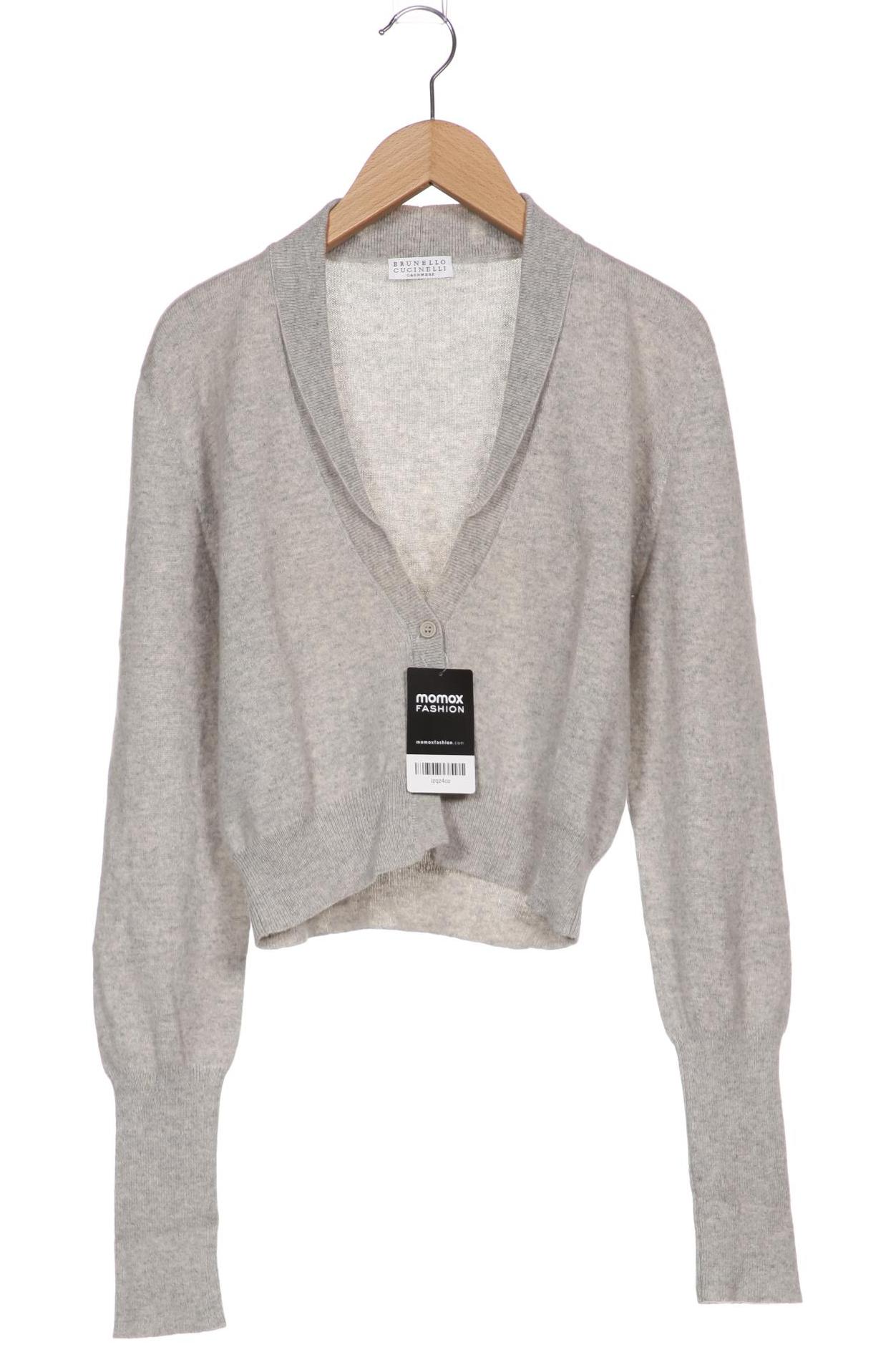 

Brunello Cucinelli Damen Strickjacke, grau, Gr. 42