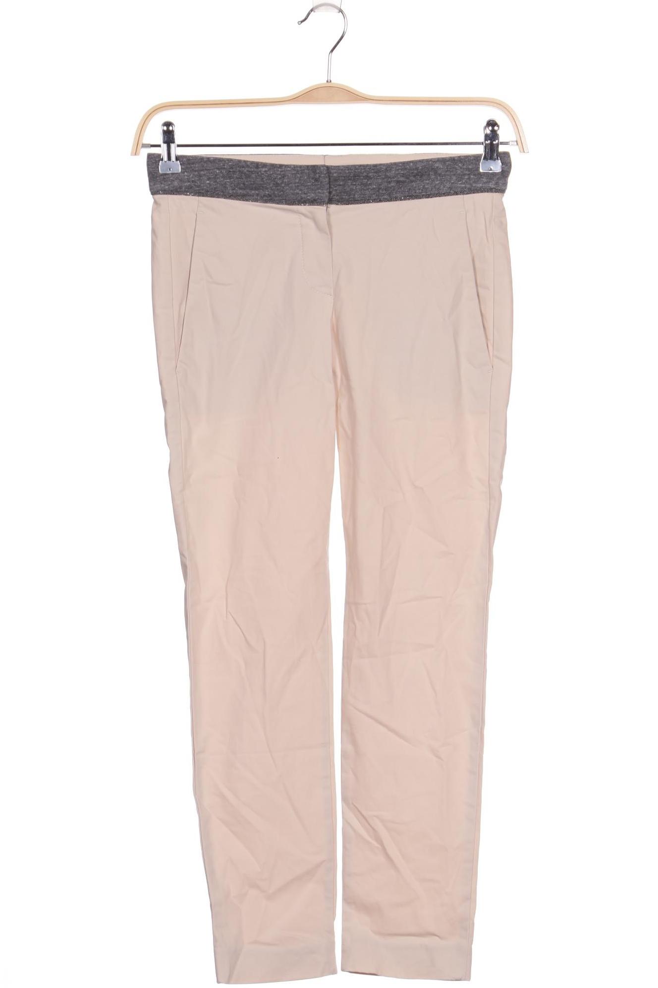 

Brunello Cucinelli Damen Stoffhose, cremeweiß, Gr. 32