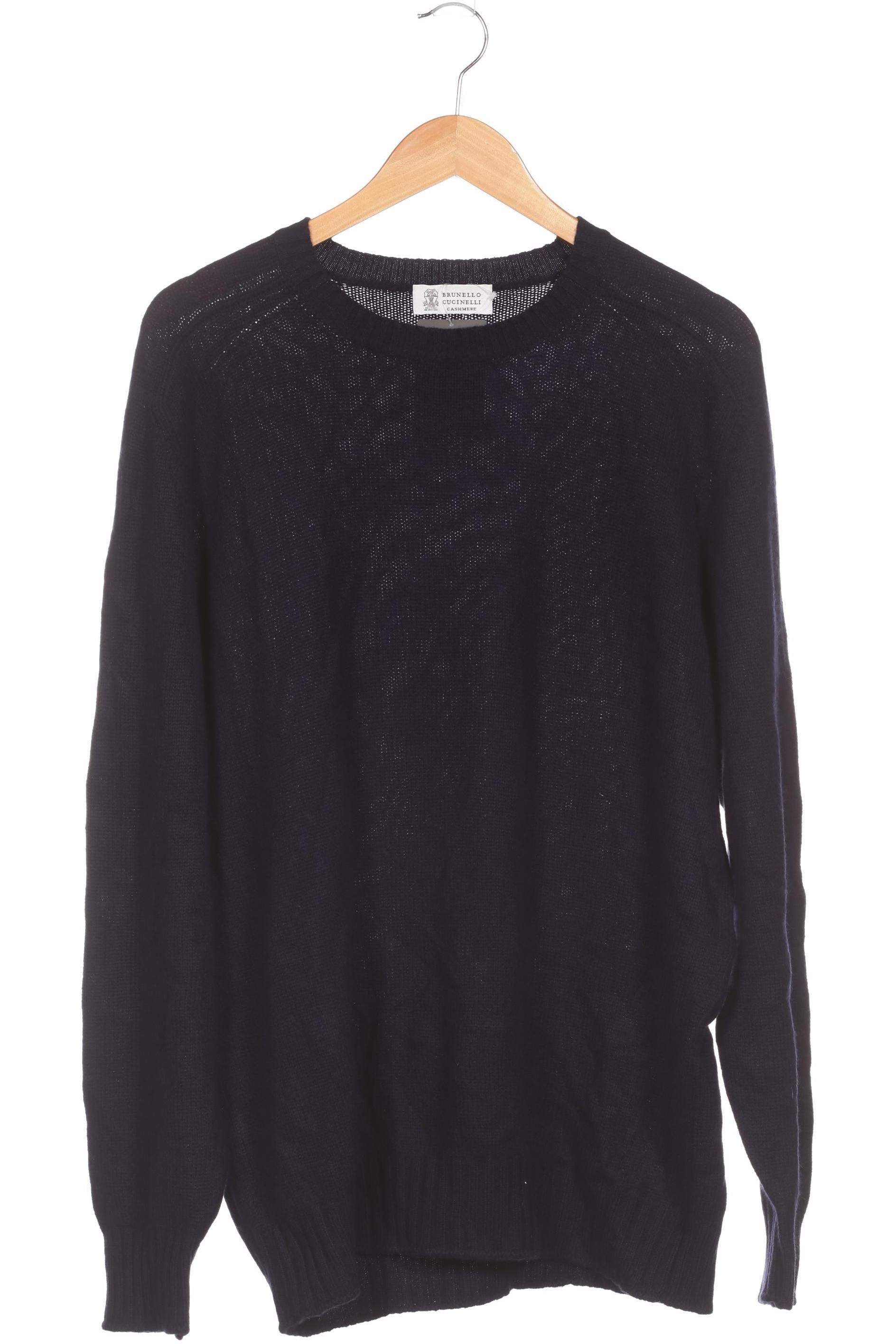 

Brunello Cucinelli Herren Pullover, blau, Gr. 58