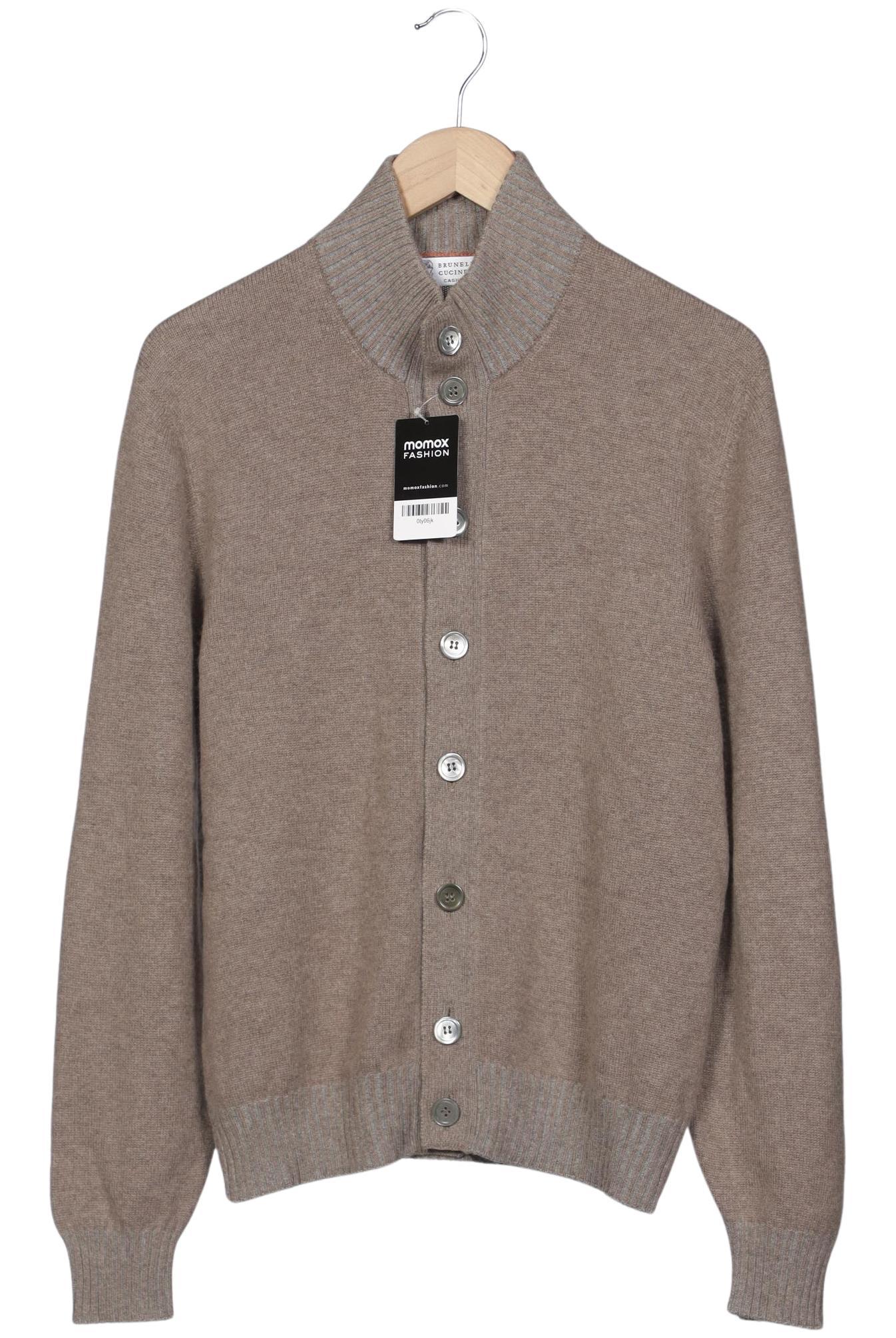 

Brunello Cucinelli Herren Strickjacke, grau, Gr. 48