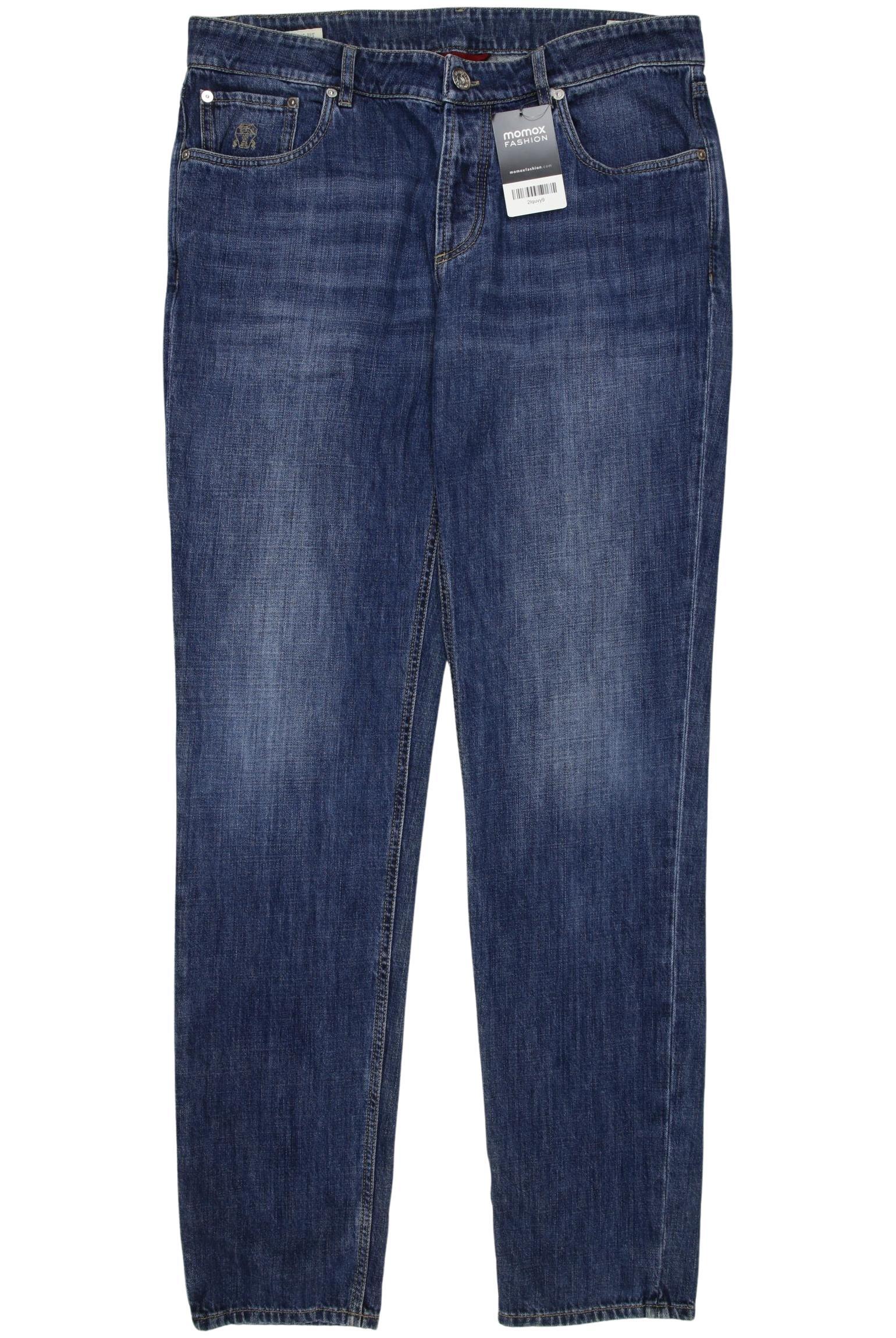 

Brunello Cucinelli Herren Jeans, blau, Gr. 33