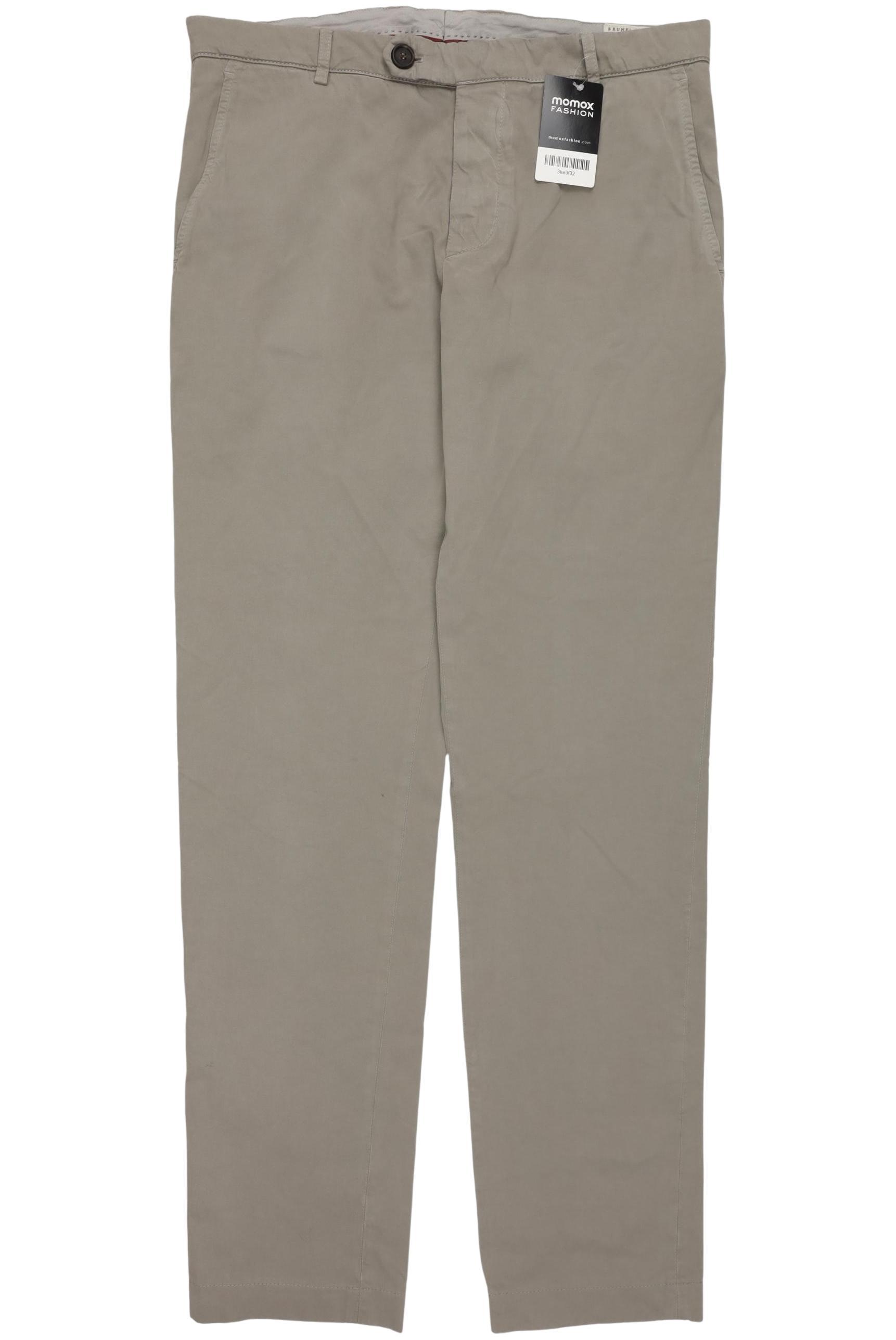 

Brunello Cucinelli Herren Stoffhose, grau, Gr. 50