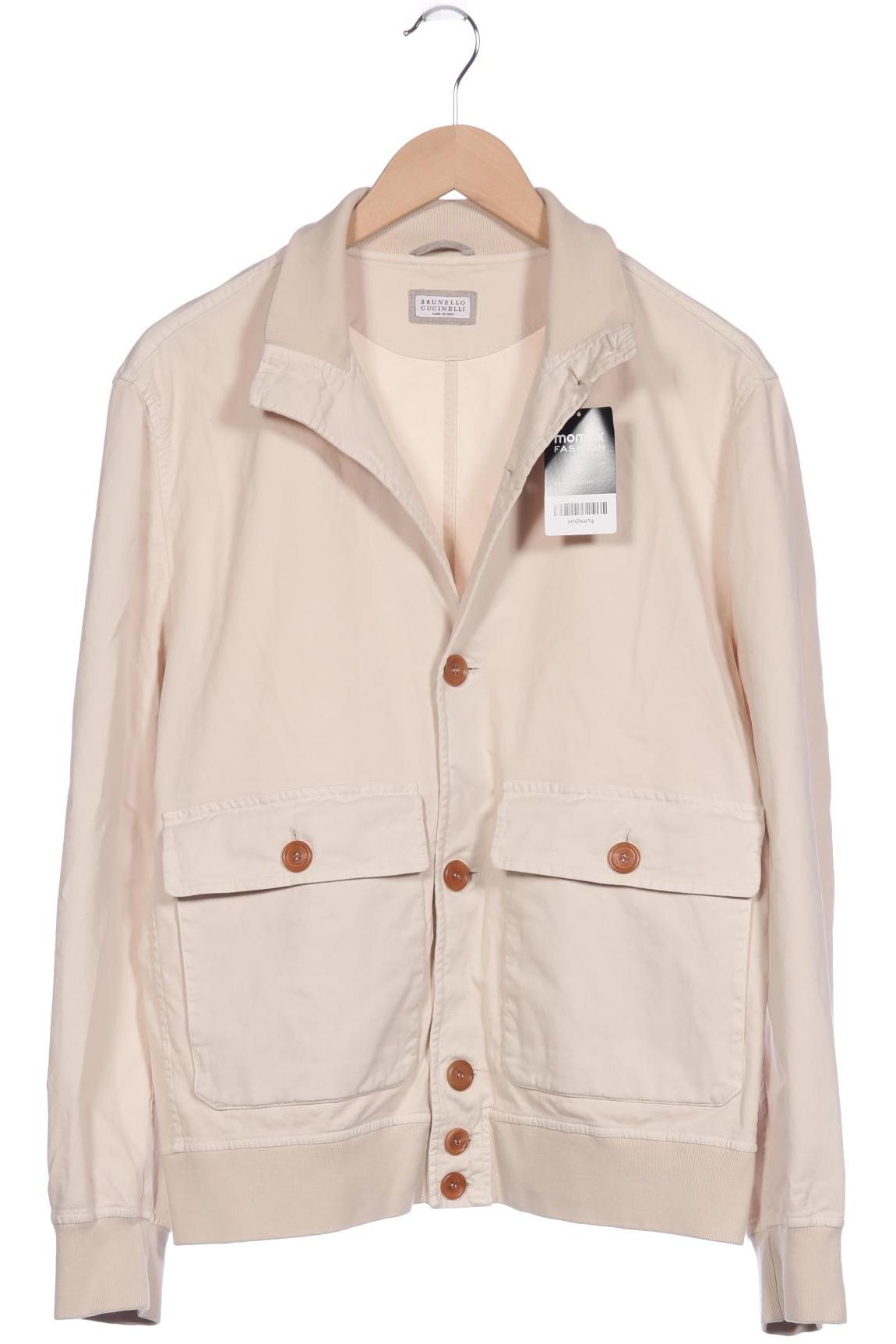 

Brunello Cucinelli Herren Jacke, cremeweiß, Gr. 48