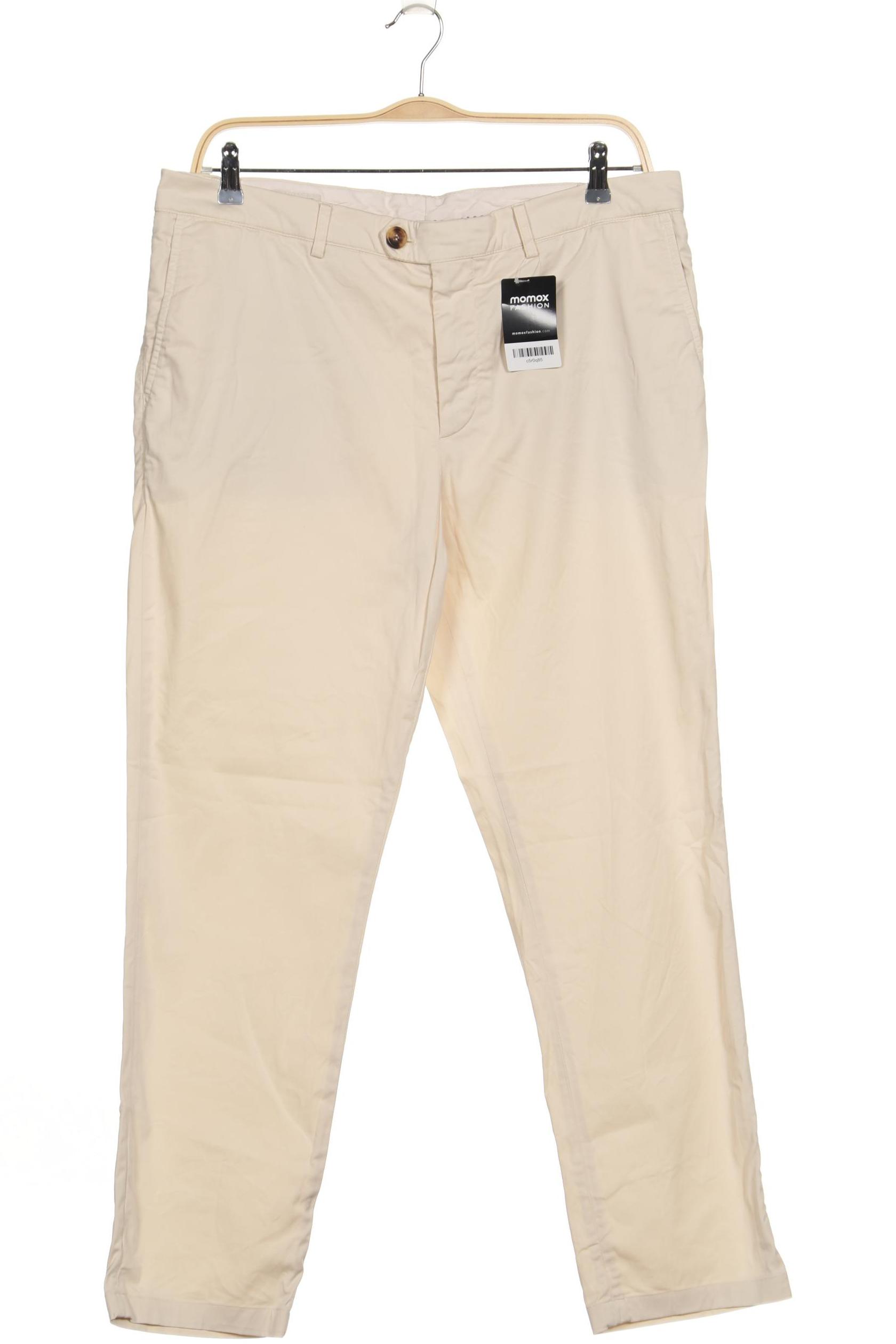 

Brunello Cucinelli Herren Stoffhose, cremeweiß, Gr. 52