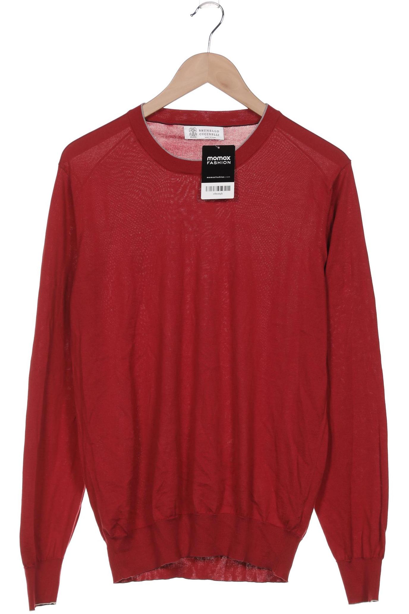 

Brunello Cucinelli Herren Pullover, rot, Gr. 48