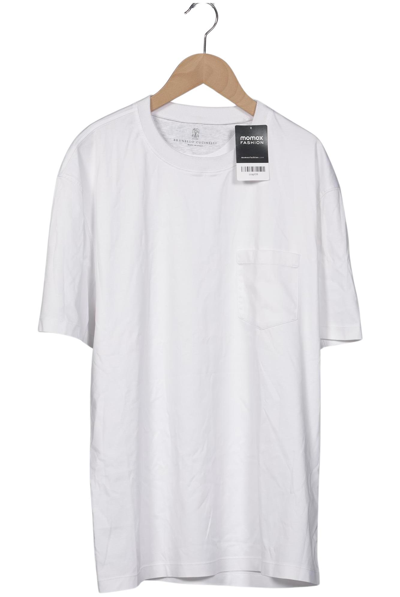 

Brunello Cucinelli Herren T-Shirt, weiß, Gr. 56