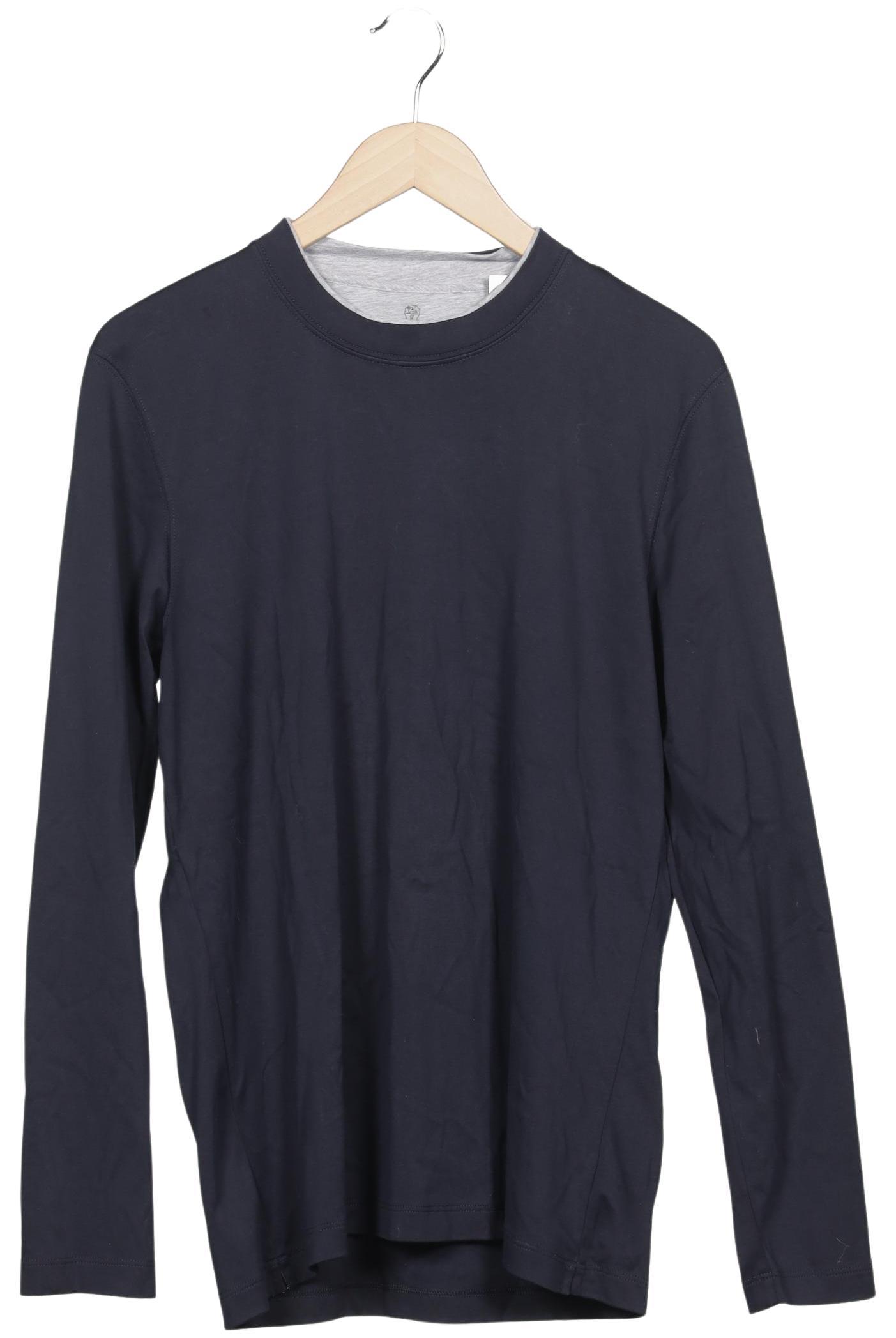 

Brunello Cucinelli Herren Langarmshirt, marineblau, Gr. 54