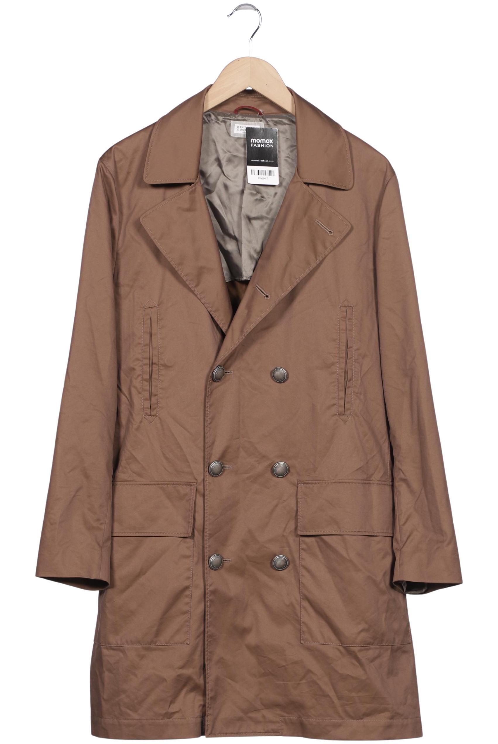 

Brunello Cucinelli Herren Mantel, braun, Gr. 46