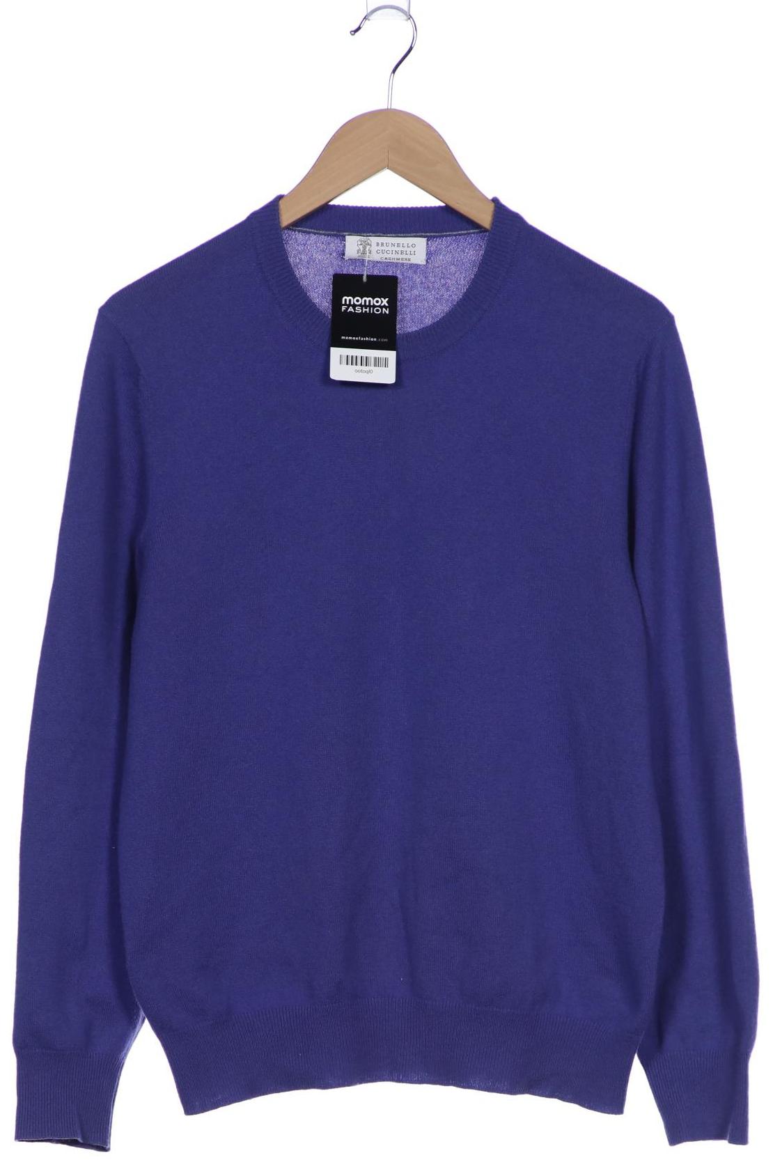 

Brunello Cucinelli Herren Pullover, blau, Gr. 48
